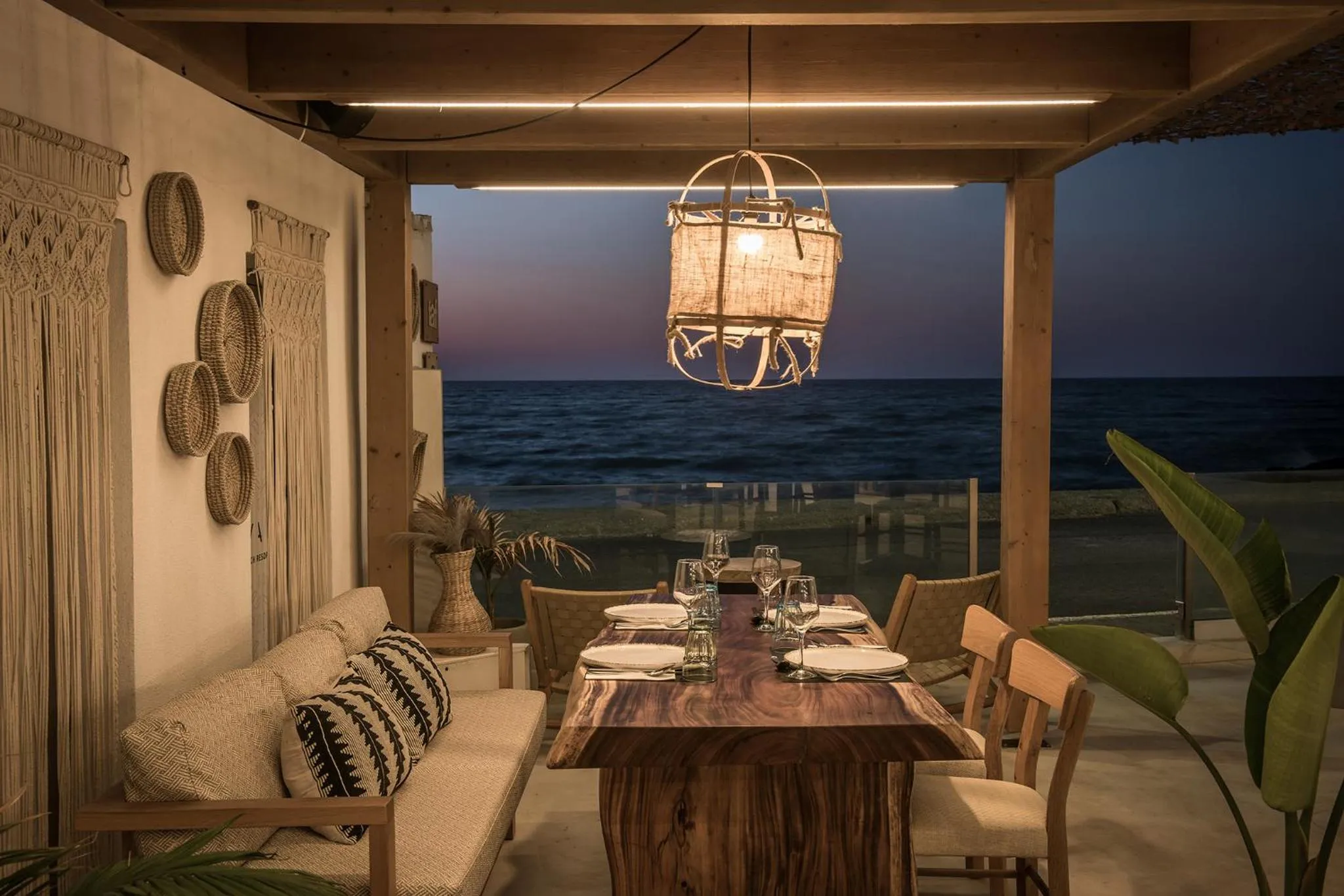 Seating area in Enorme Maya Beach Hotel-Adults Only