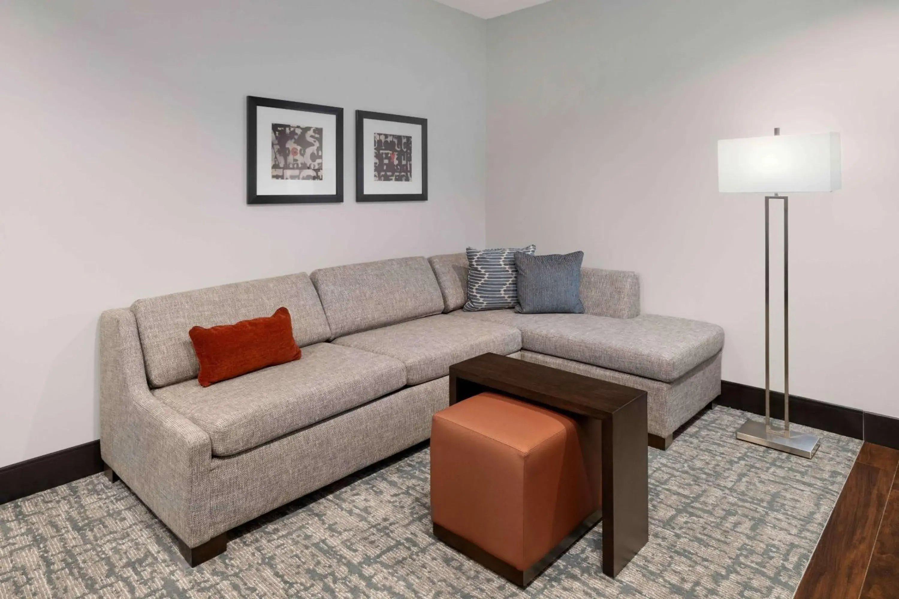 Living room in Homewood Suites- Denver Downtown Convention Center Living room in Homewood Suites- Denver Downtown Convention Center