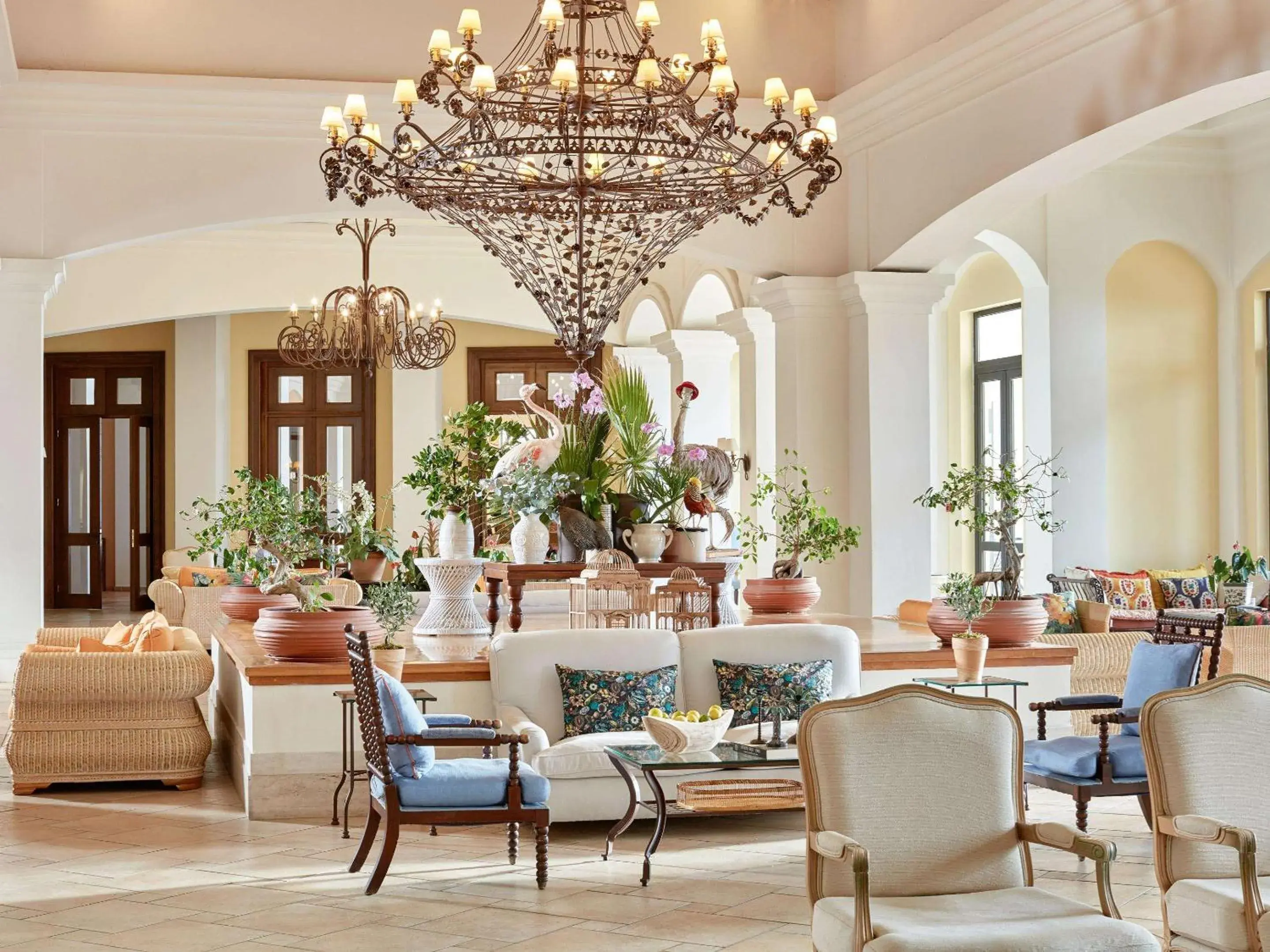 Lobby or reception in Grecotel LUXME Oasis at Riviera Olympia & Aqua Park Lobby or reception in Grecotel LUXME Oasis at Riviera Olympia & Aqua Park