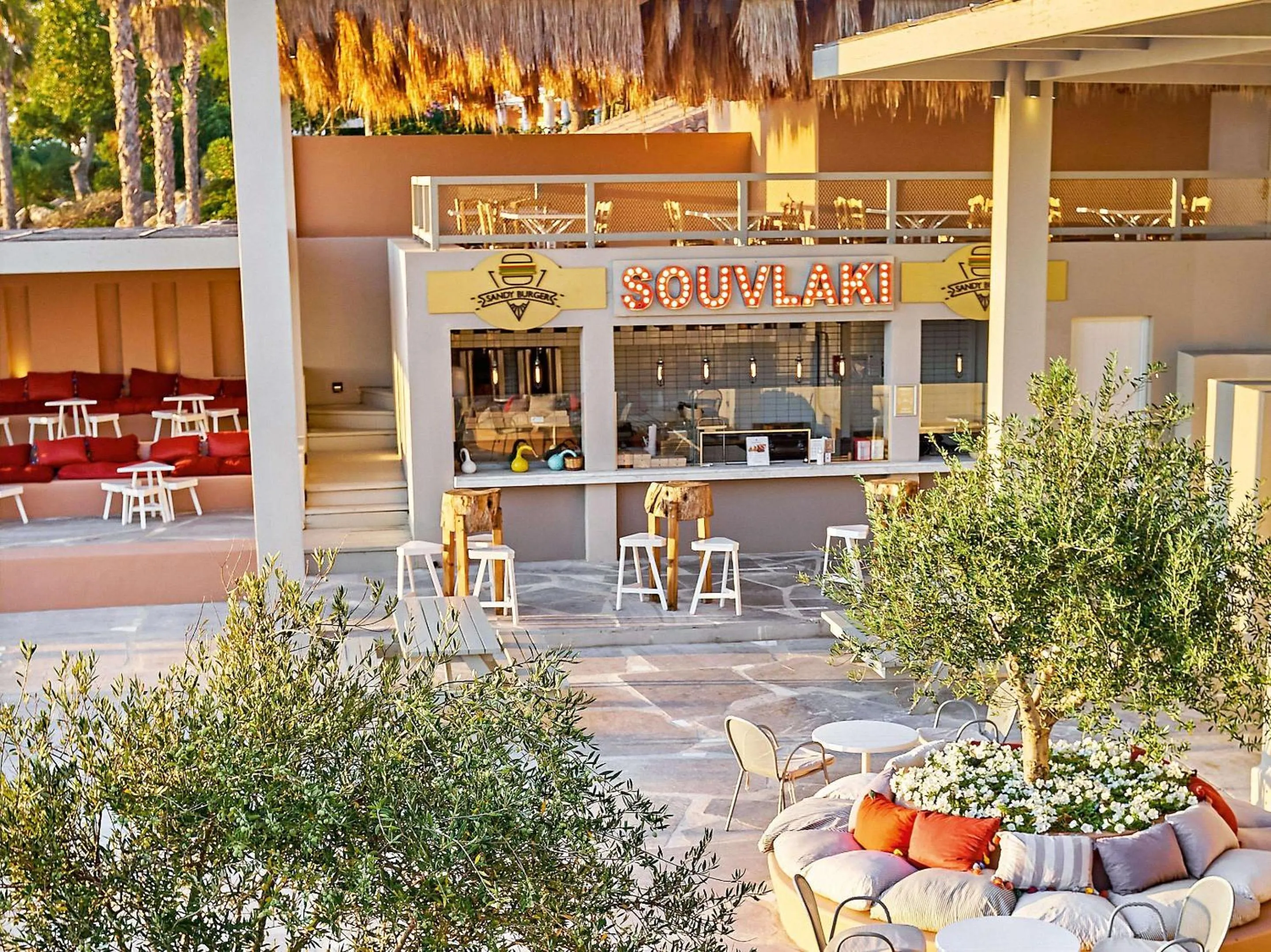 Restaurant/places to eat in Grecotel LUXME Oasis at Riviera Olympia & Aqua Park