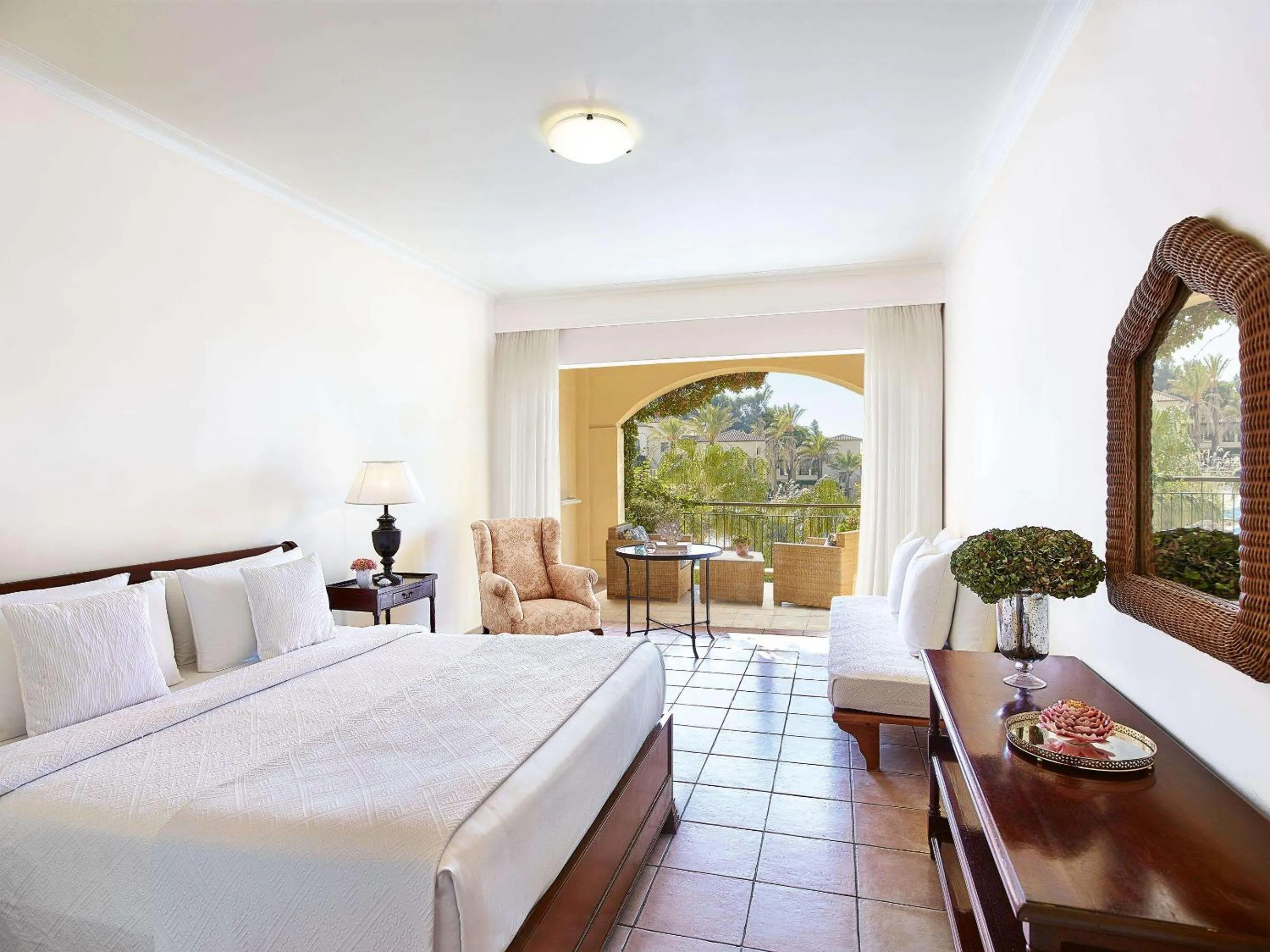 Bedroom, Bed in Grecotel LUXME Oasis at Riviera Olympia & Aqua Park