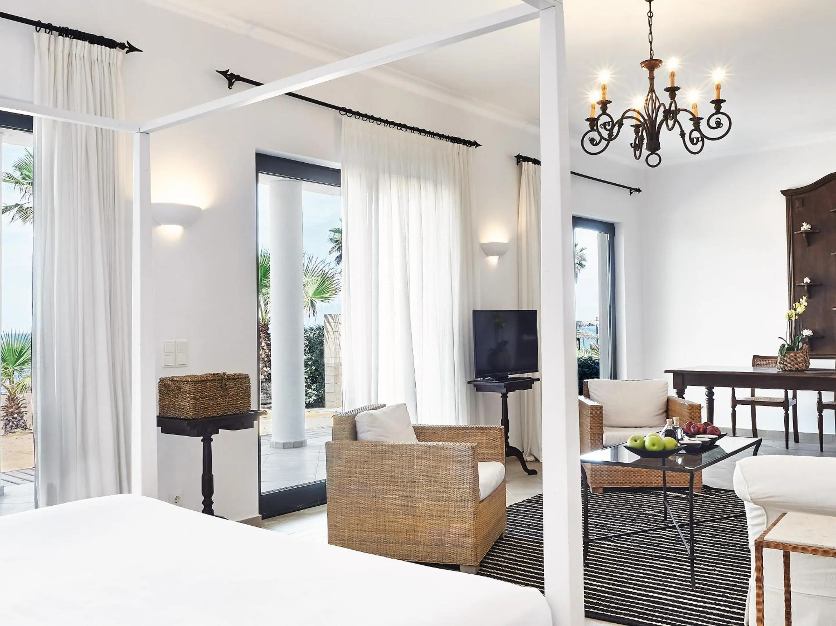 Decorative detail, Bed in Grecotel LUXME Oasis at Riviera Olympia & Aqua Park