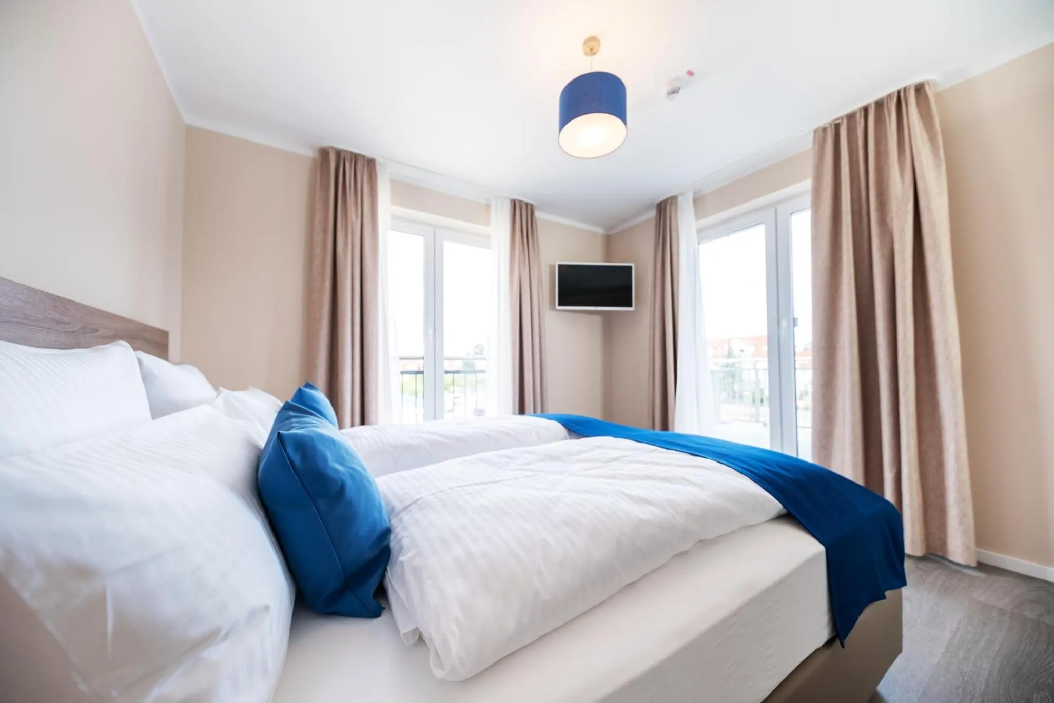 Bed in AKZENT Apartmenthotel Binz