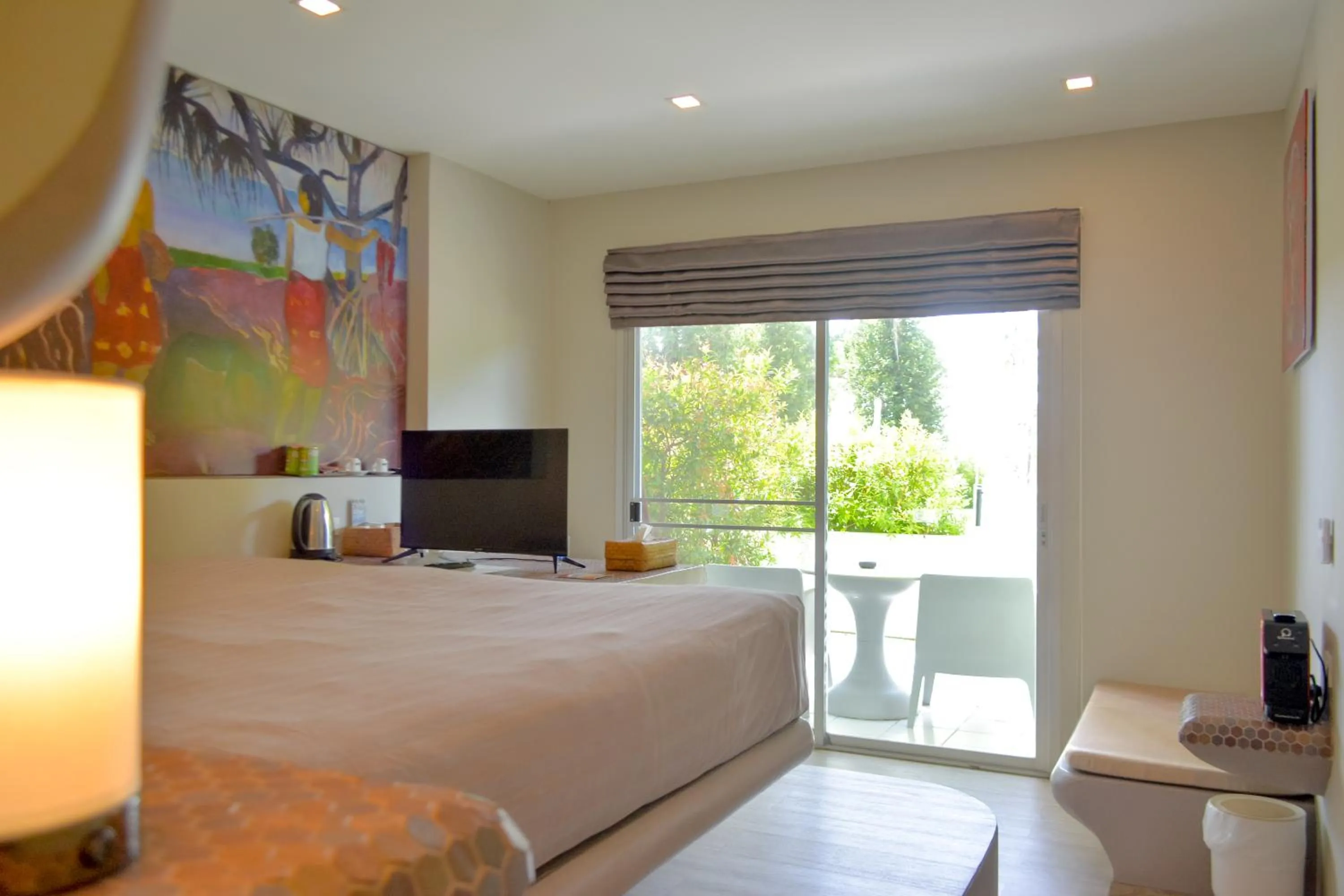 Bed in Le Divine Comedie Beach Resort