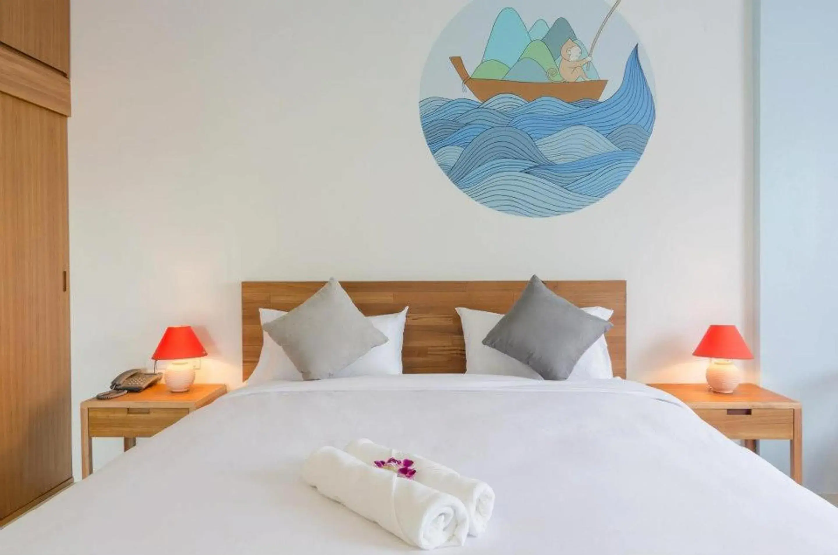 Bed in Ao Nang Miti Resort Bed in Ao Nang Miti Resort