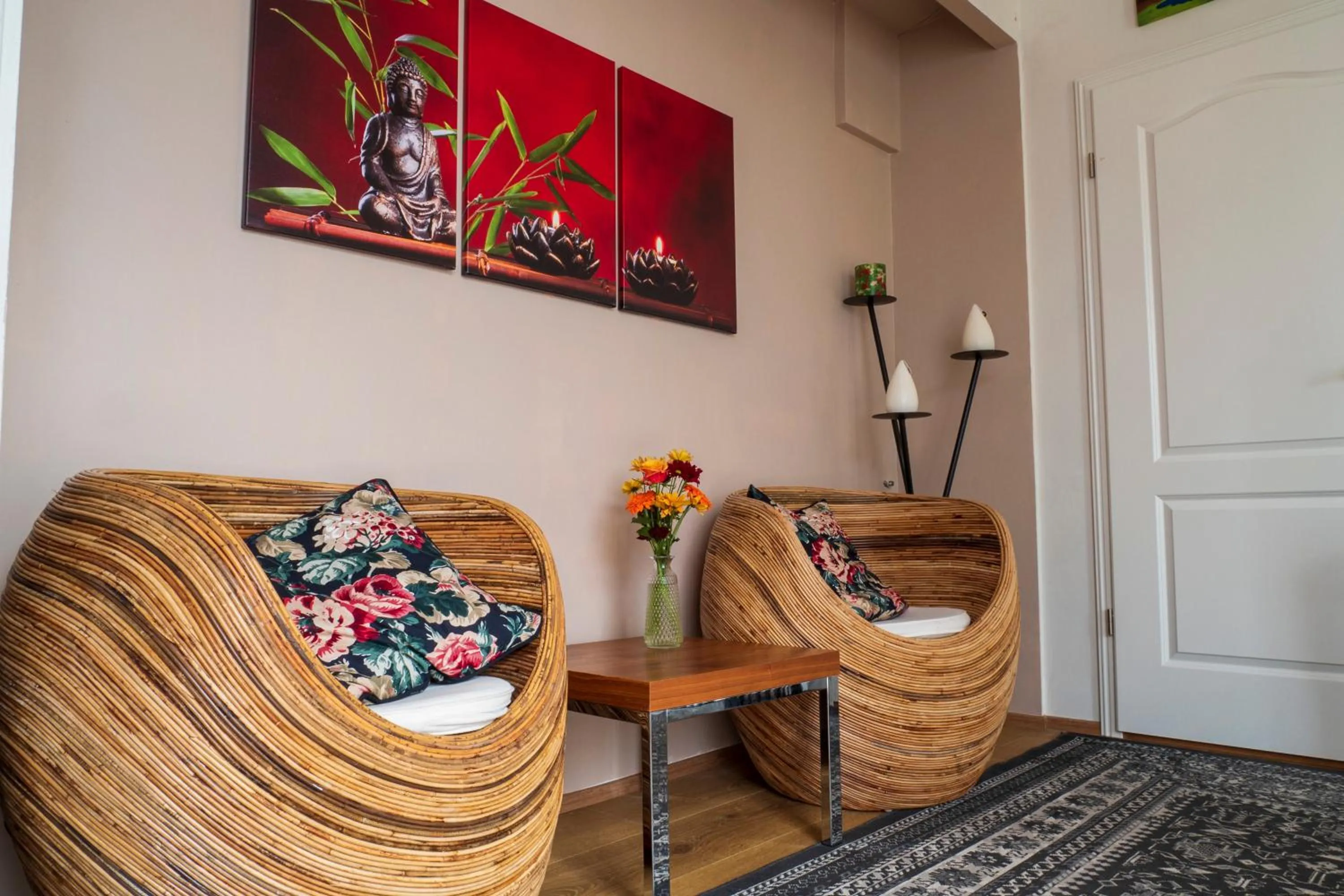 Seating area in The apartment - Öbbuhús