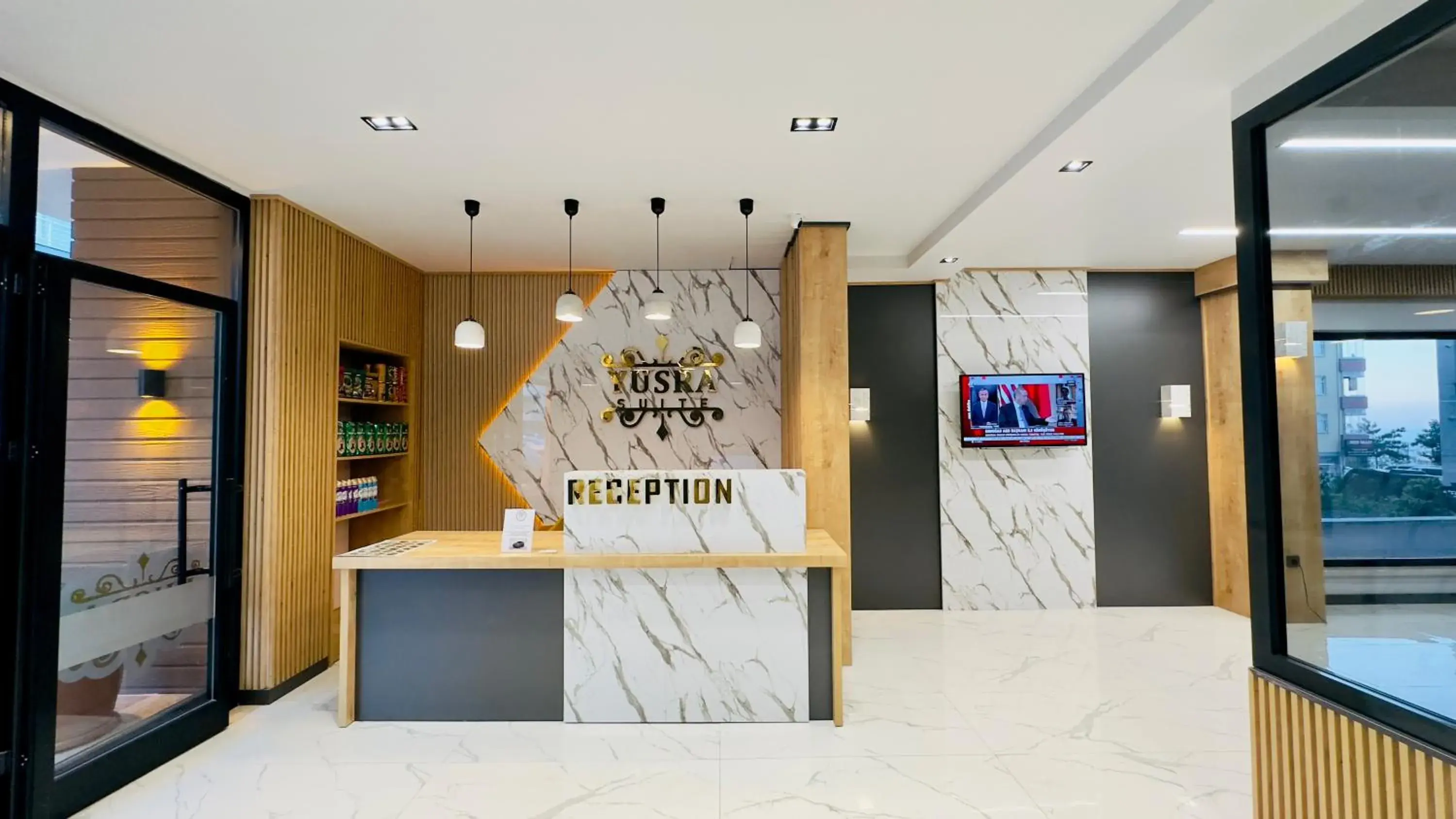 Lobby or reception in Yusra Apart Otel Lobby or reception in Yusra Apart Otel