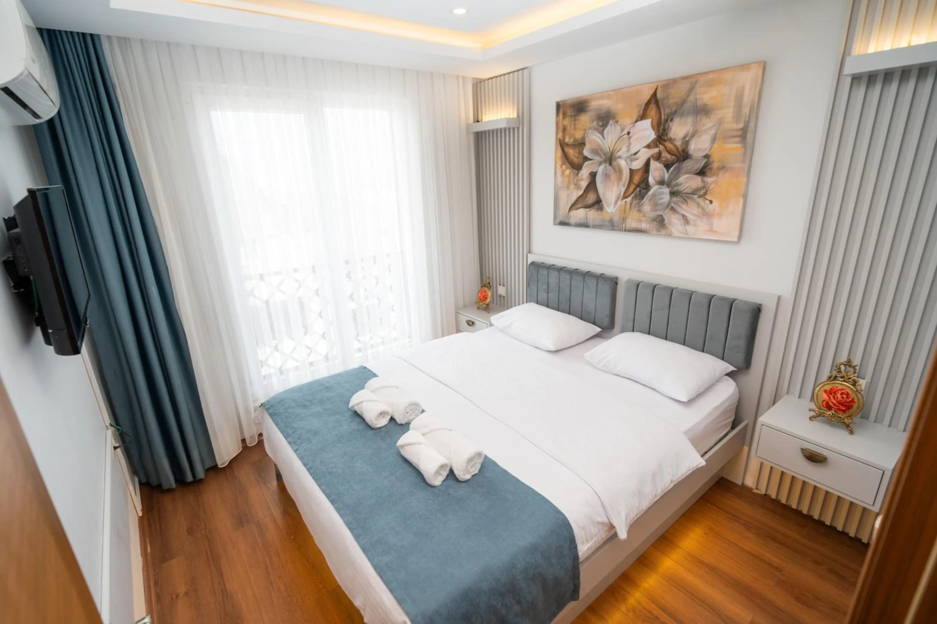 Bedroom, Bed in Yusra Apart Otel