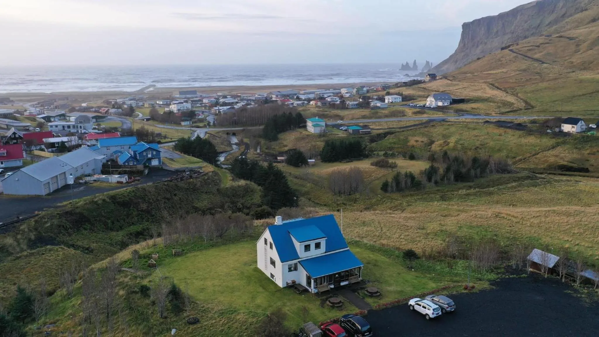Property building in Vík Hostel