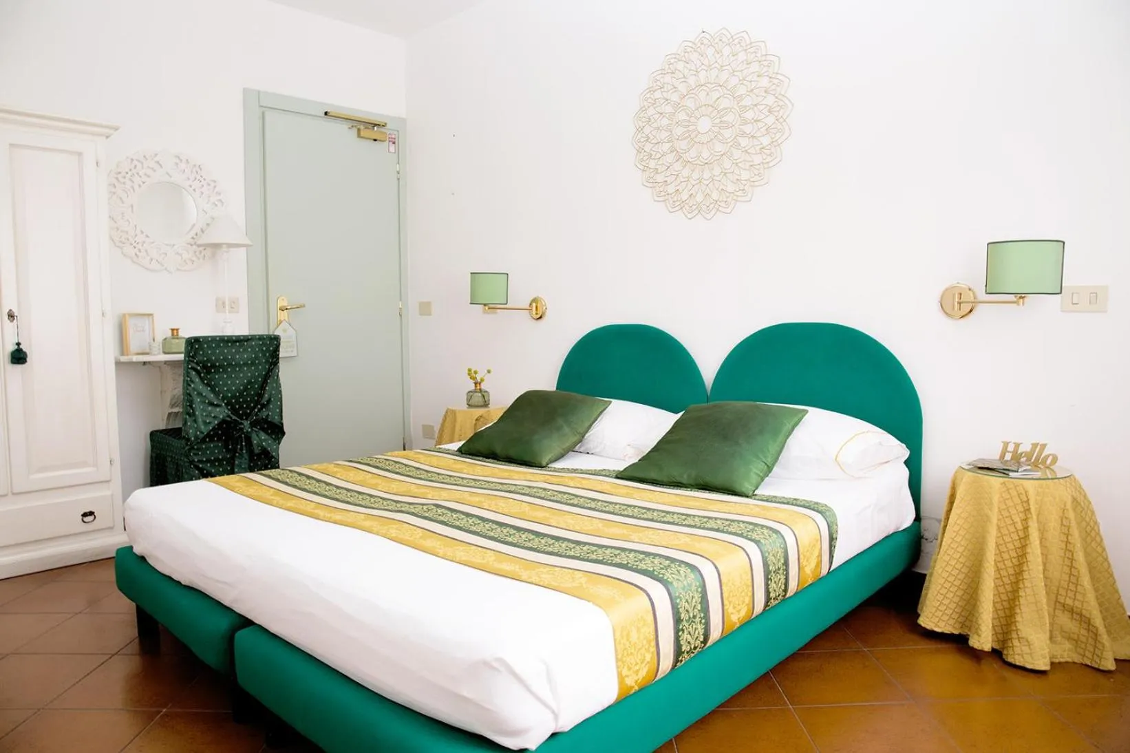 Bed in Hotel Iva