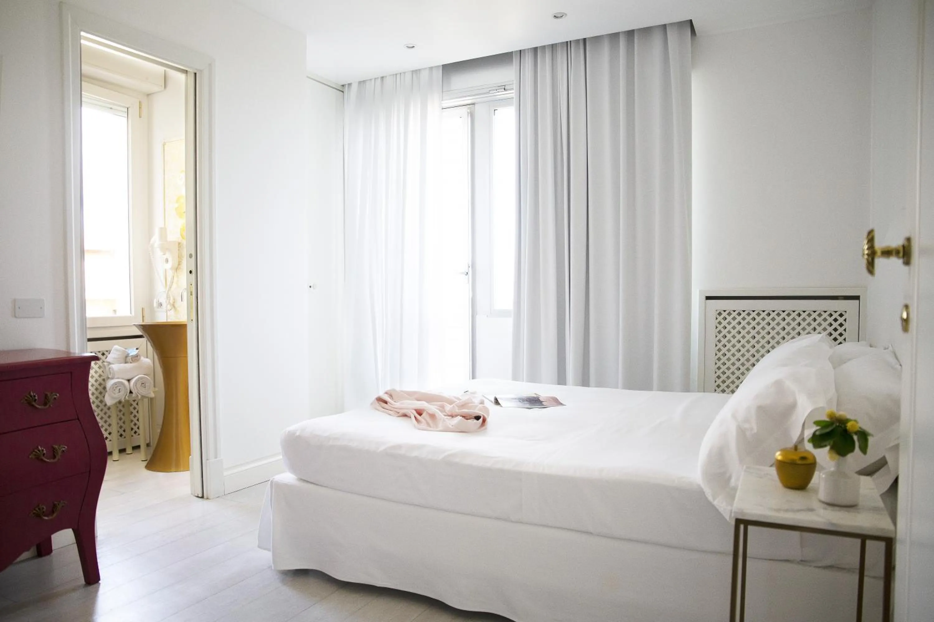 Bed in Hotel Iva