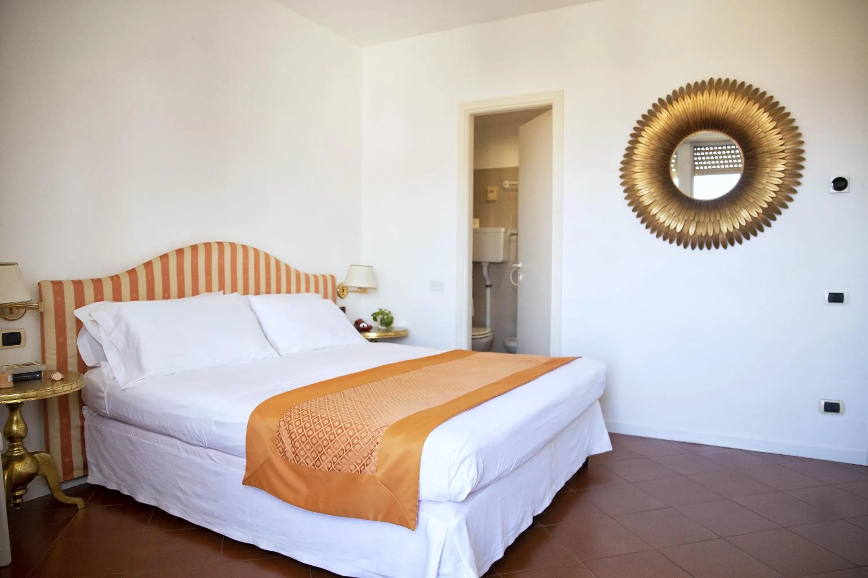 Bed in Hotel Iva