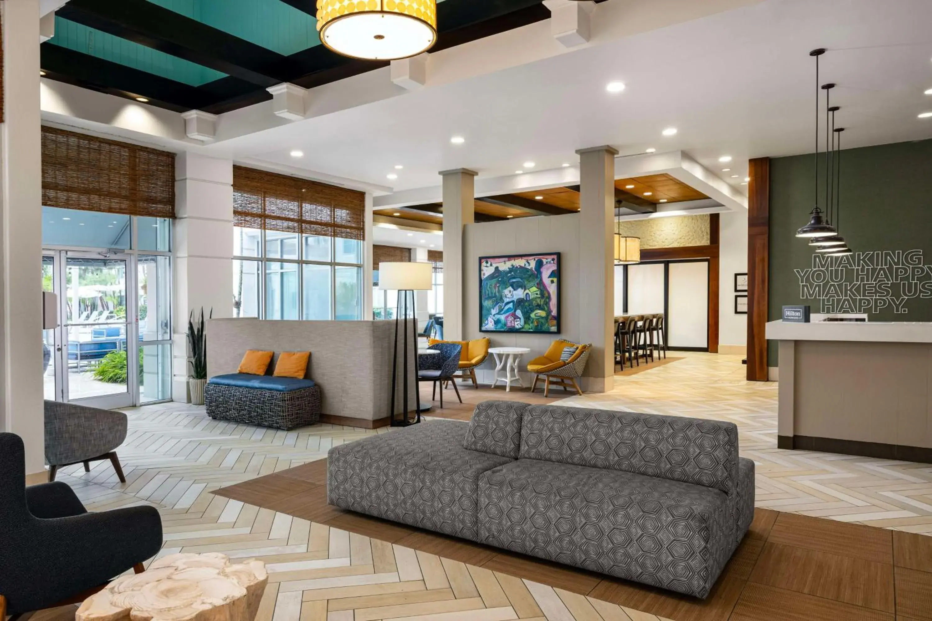 Lobby or reception in Hampton Inn & Suites San Juan Lobby or reception in Hampton Inn & Suites San Juan