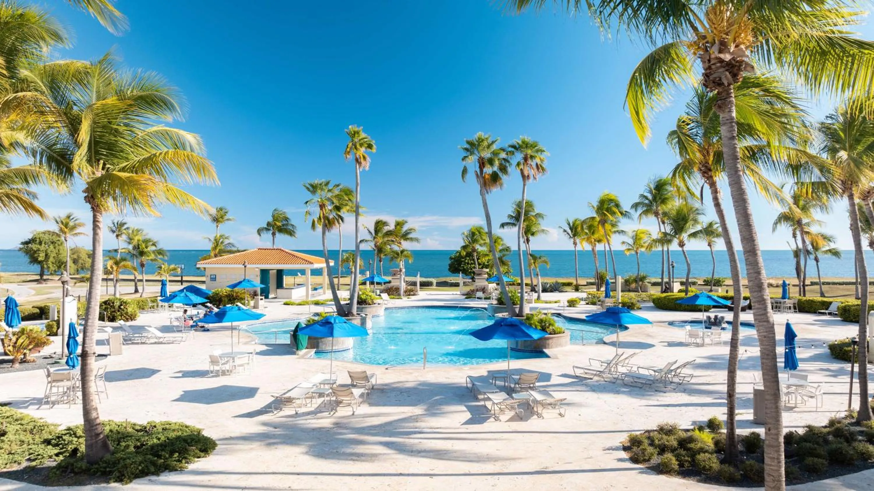 Pool view in Hilton Ponce Golf & Casino Resort