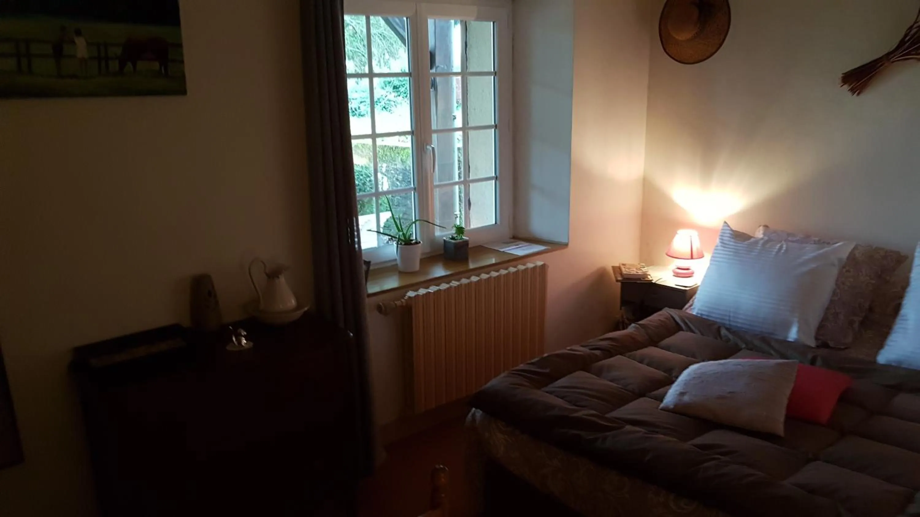 Garden view, Bed in Le Vitard