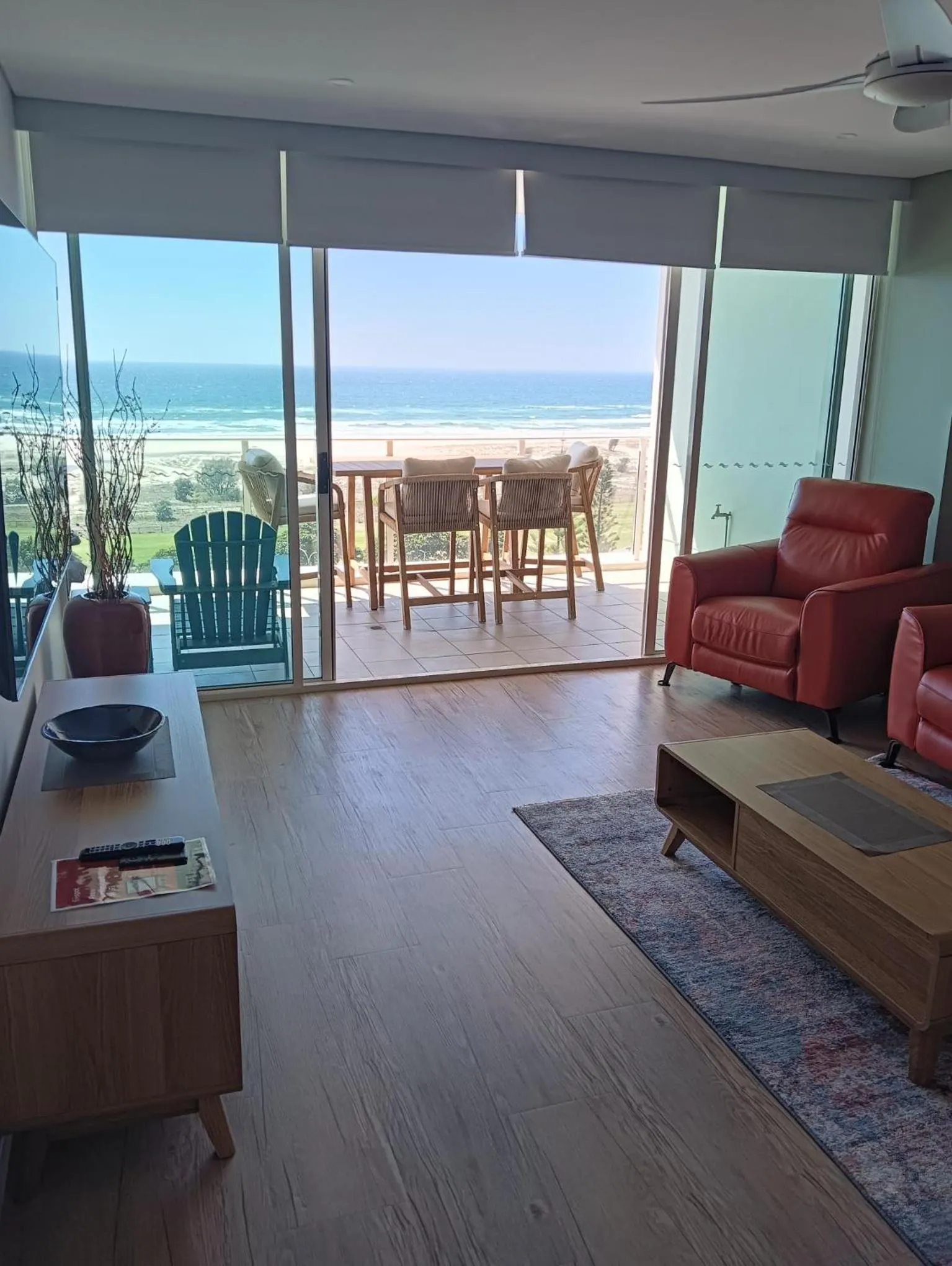 Living room in Kirra Surf Apartments