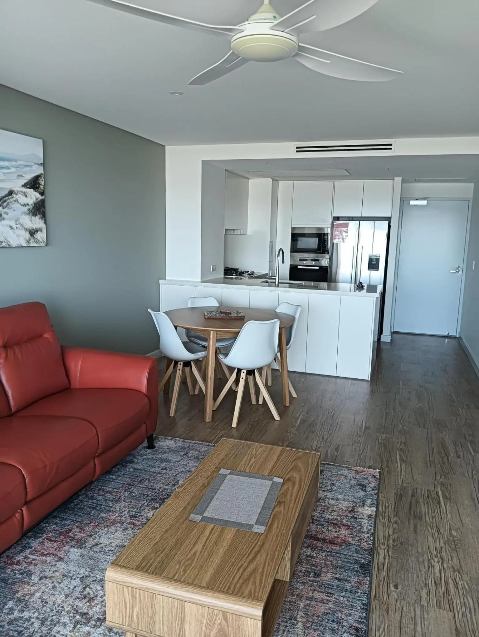 Living room in Kirra Surf Apartments