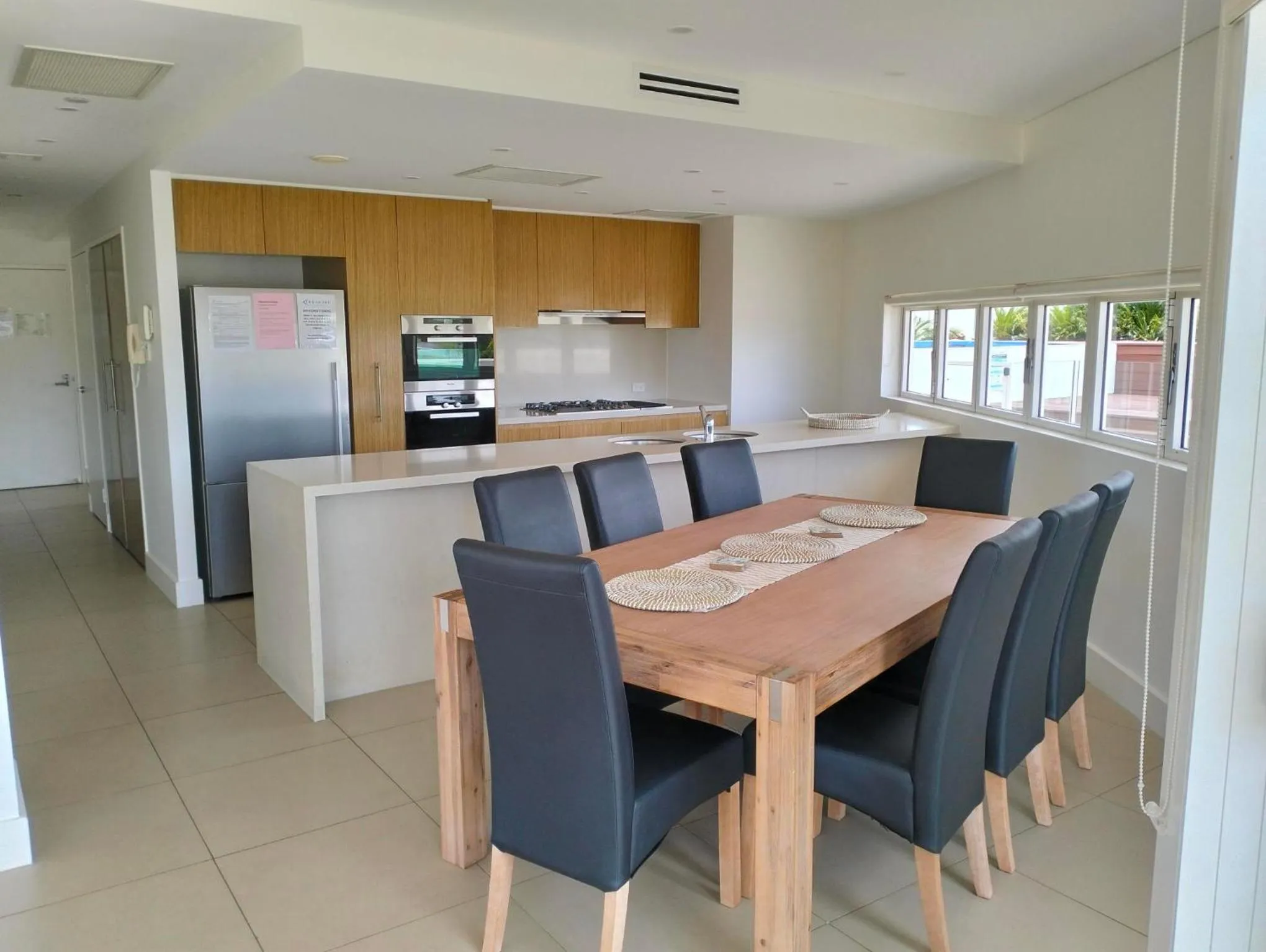 Kitchen or kitchenette in Kirra Surf Apartments