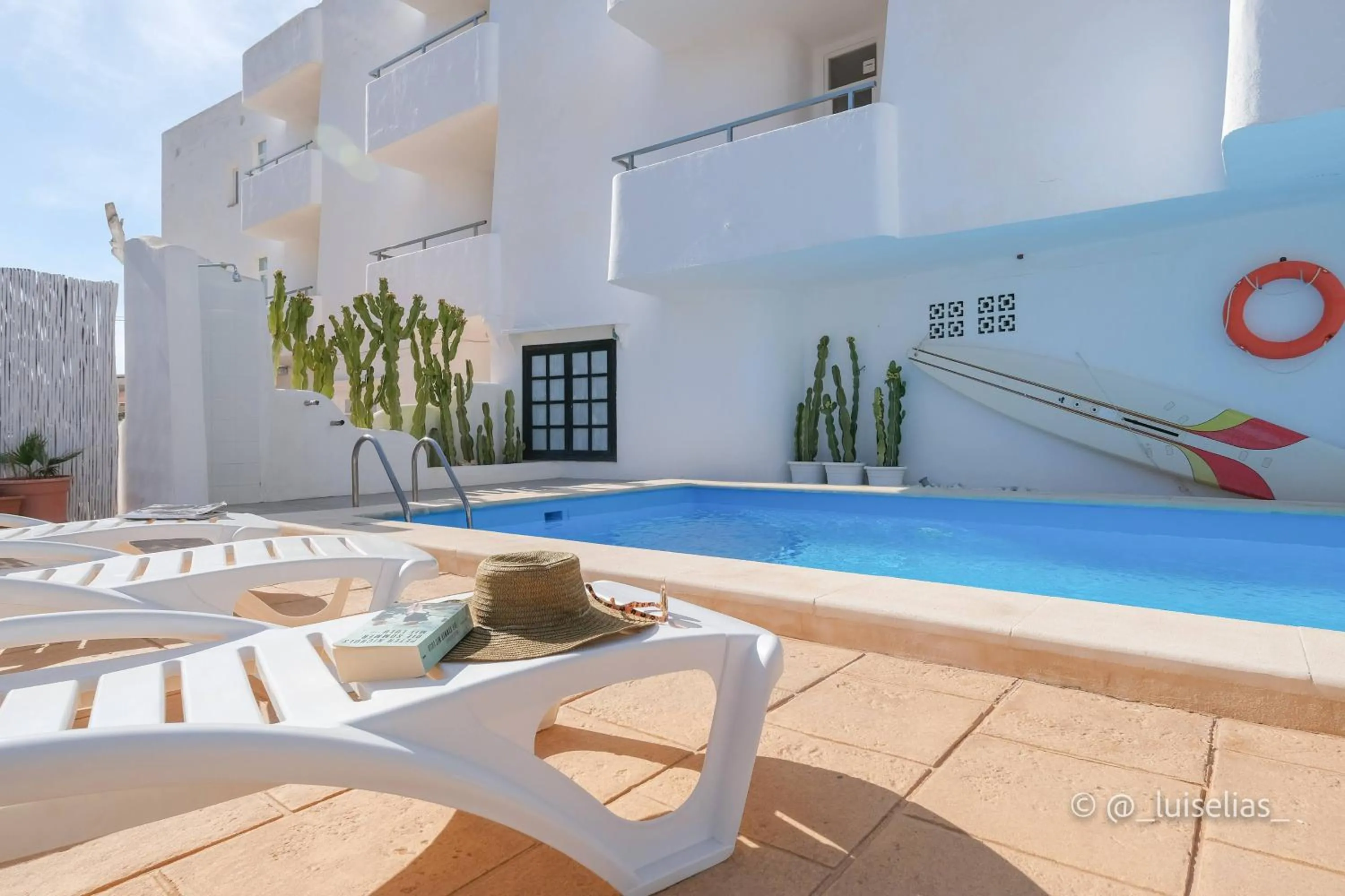 Swimming pool in Apartamentos Ibiza
