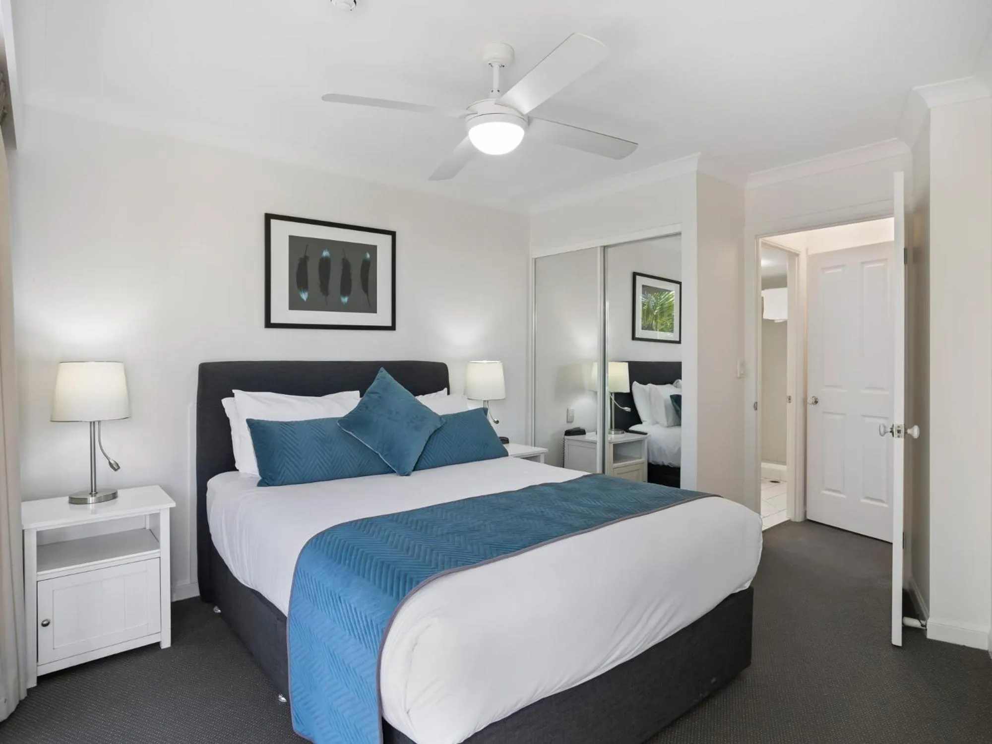 Bedroom, Bed in ULTIQA Burleigh Mediterranean Resort