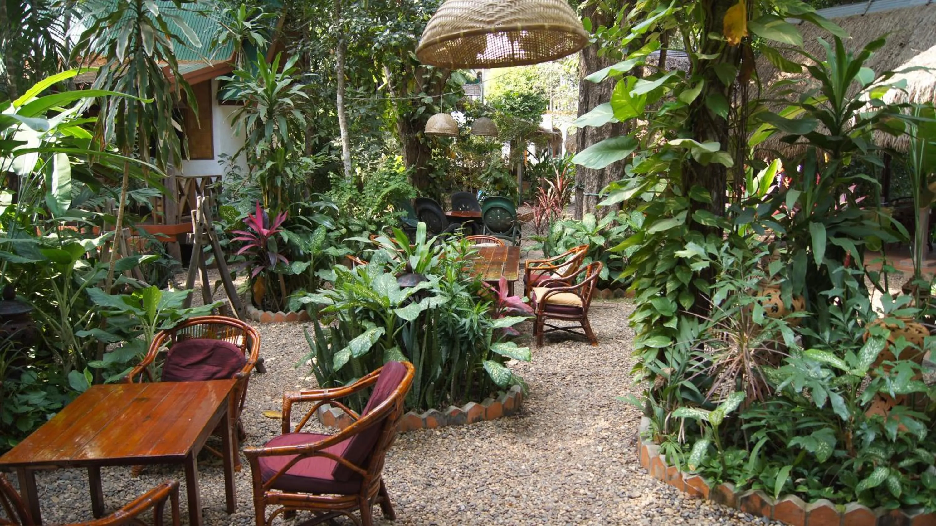 Seating area in Mut Mee Garden Guest House