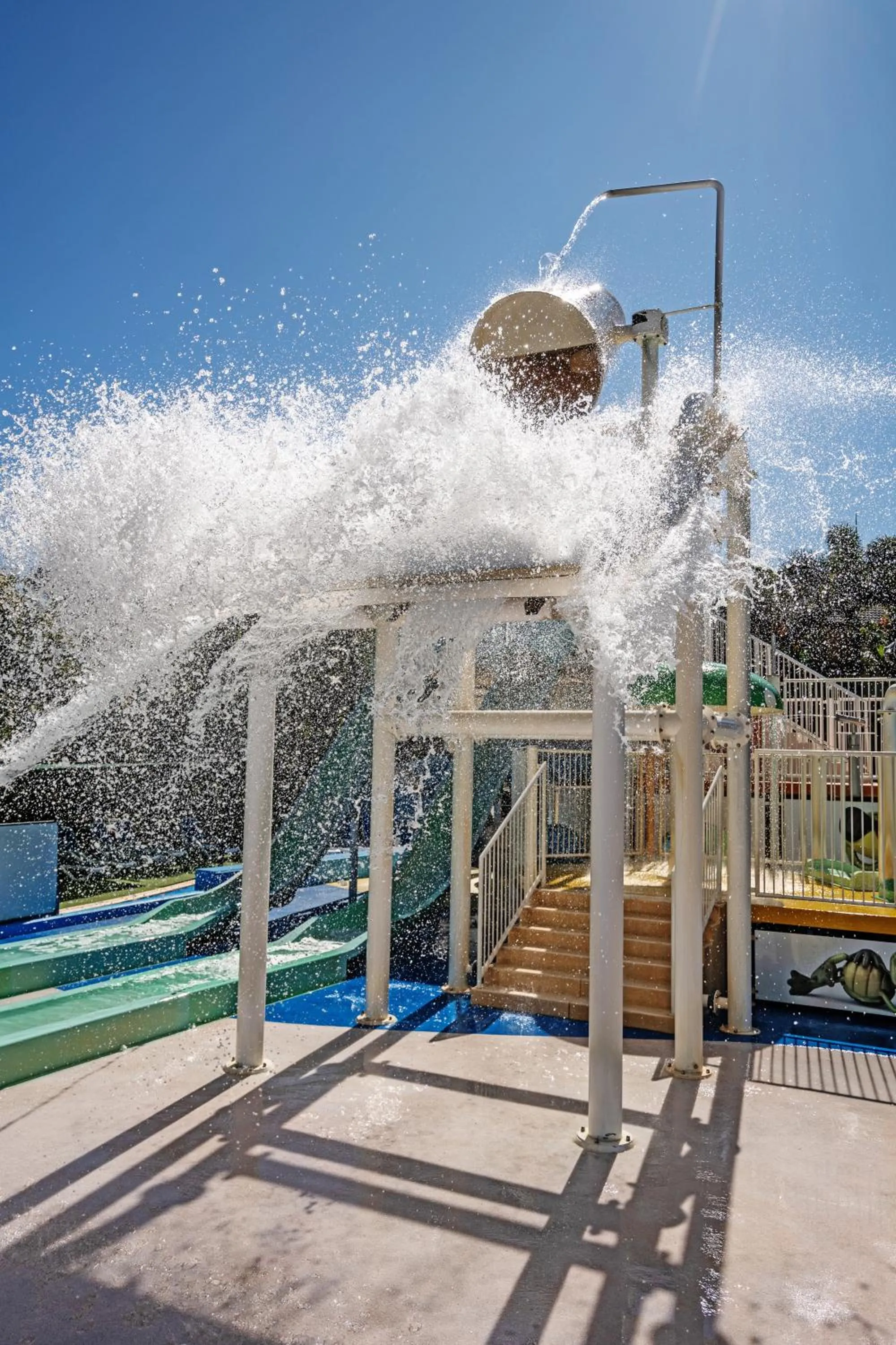 Aqua park in Turtle Beach Resort