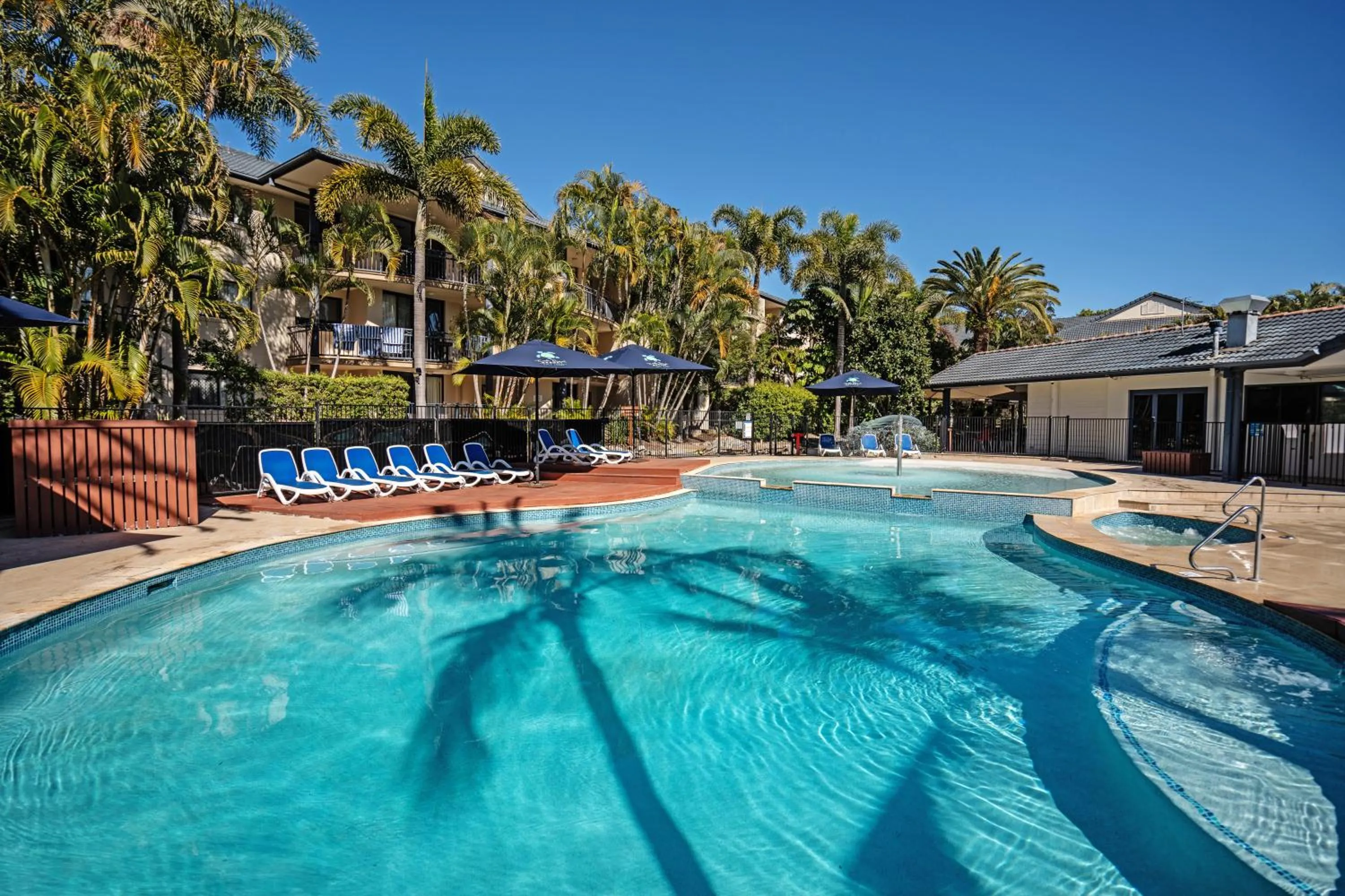 Swimming pool in Turtle Beach Resort