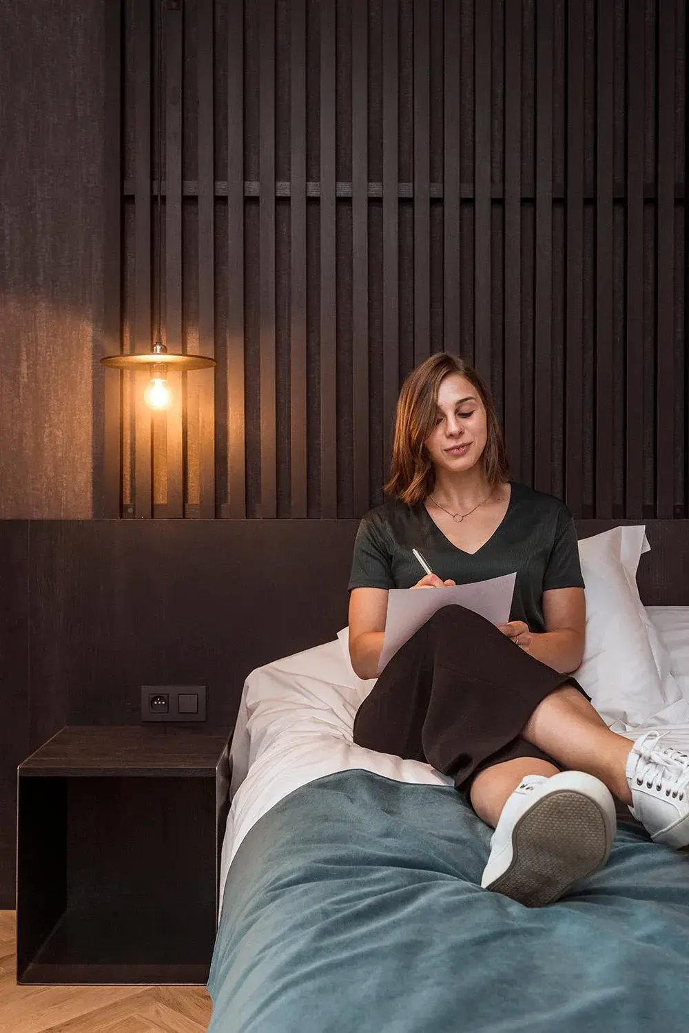 Bed in Designhotel Beila Bed in Designhotel Beila