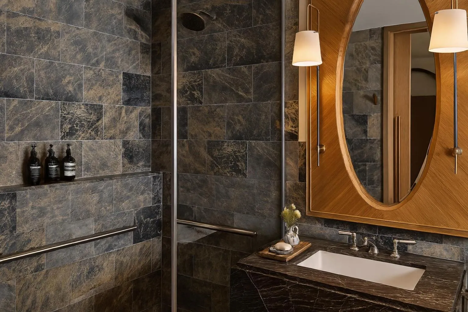 Shower in Austin Proper Hotel, a Member of Design Hotels