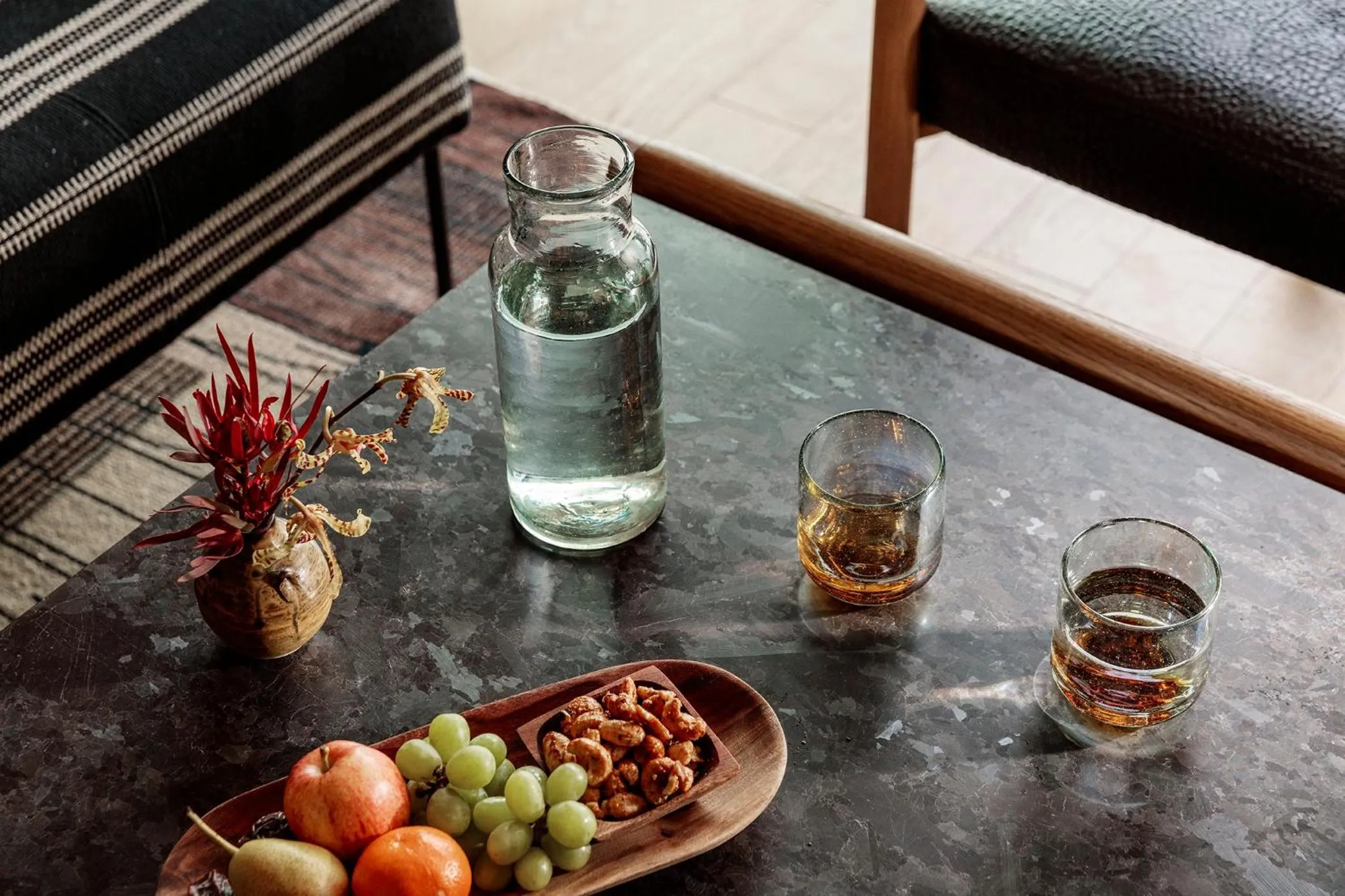 Living room in Austin Proper Hotel, a Member of Design Hotels