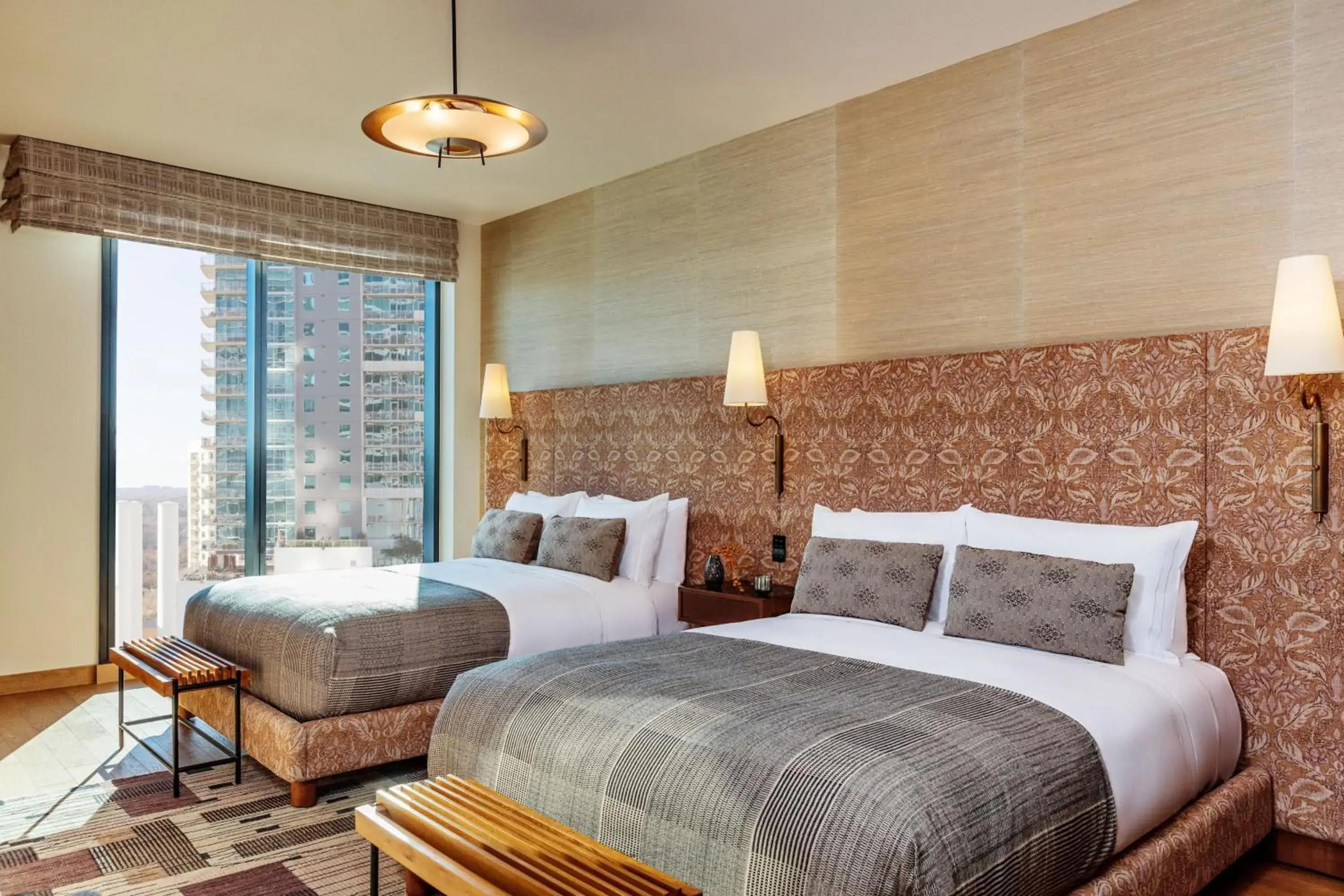 Queen Room with Two Queen Beds in Austin Proper Hotel, a Member of Design Hotels Queen Room with Two Queen Beds in Austin Proper Hotel, a Member of Design Hotels