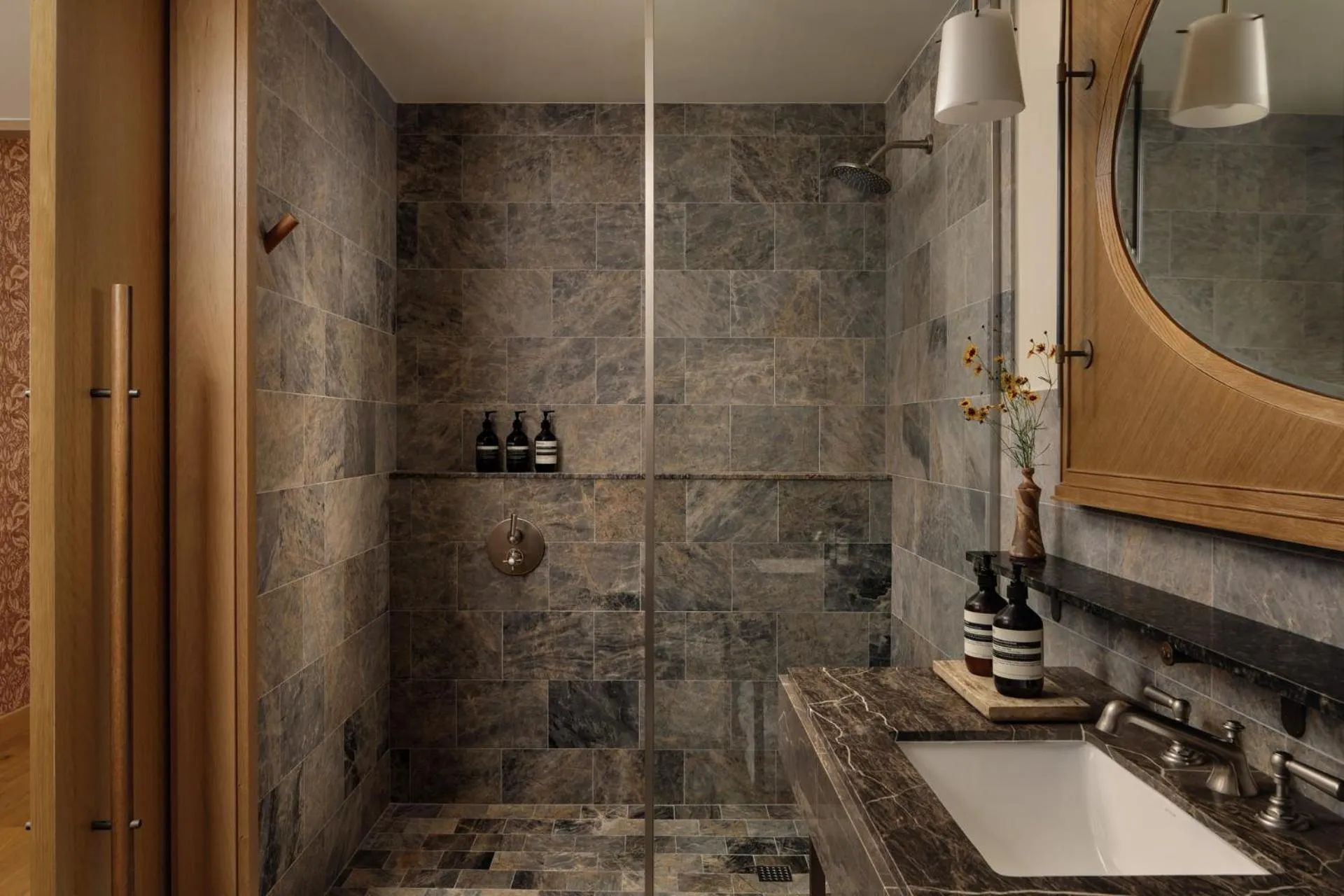 Bathroom in Austin Proper Hotel, a Member of Design Hotels