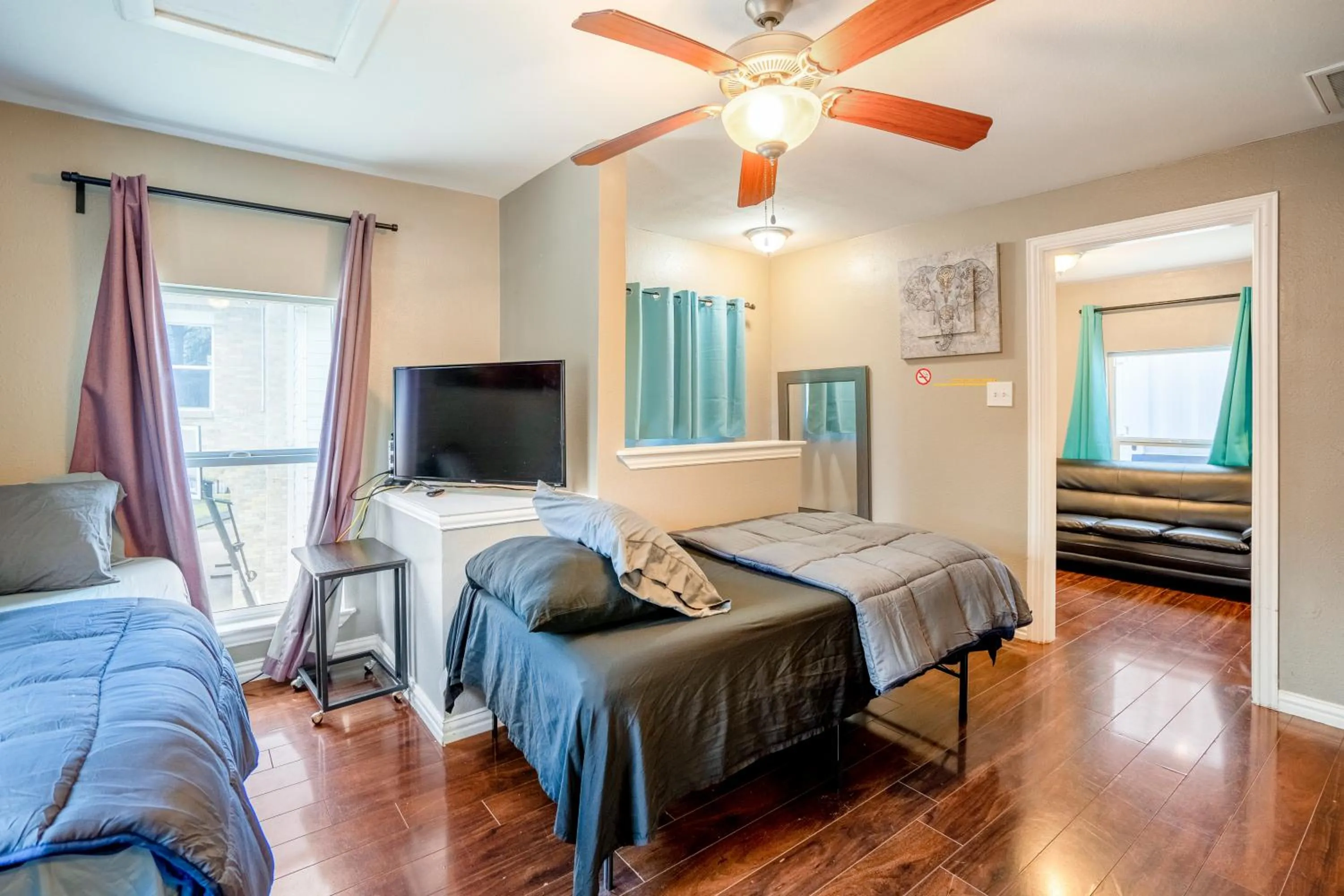 Bed in East Downtown Bungalow