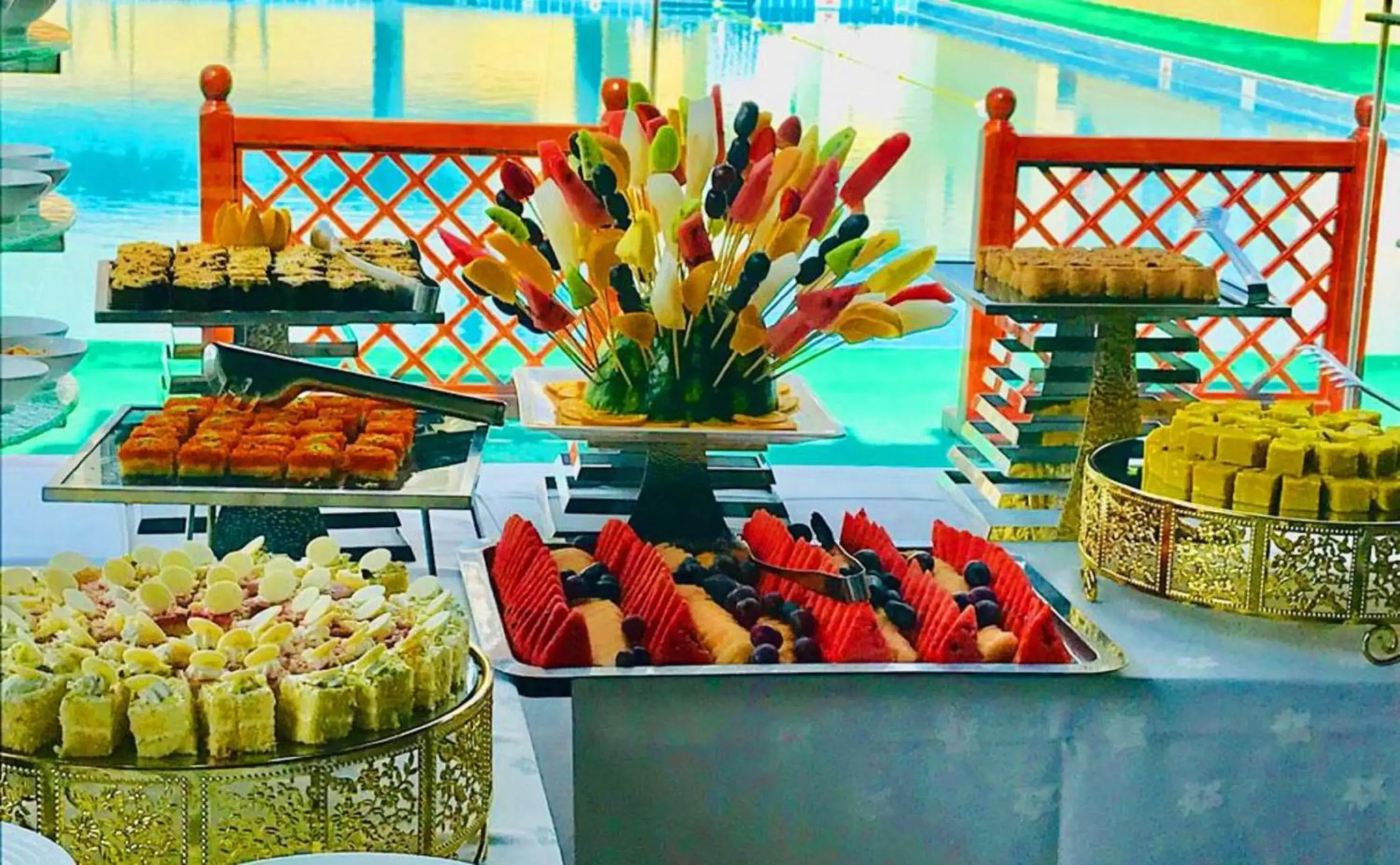 Buffet breakfast in Ras Al Khaimah Hotel Buffet breakfast in Ras Al Khaimah Hotel
