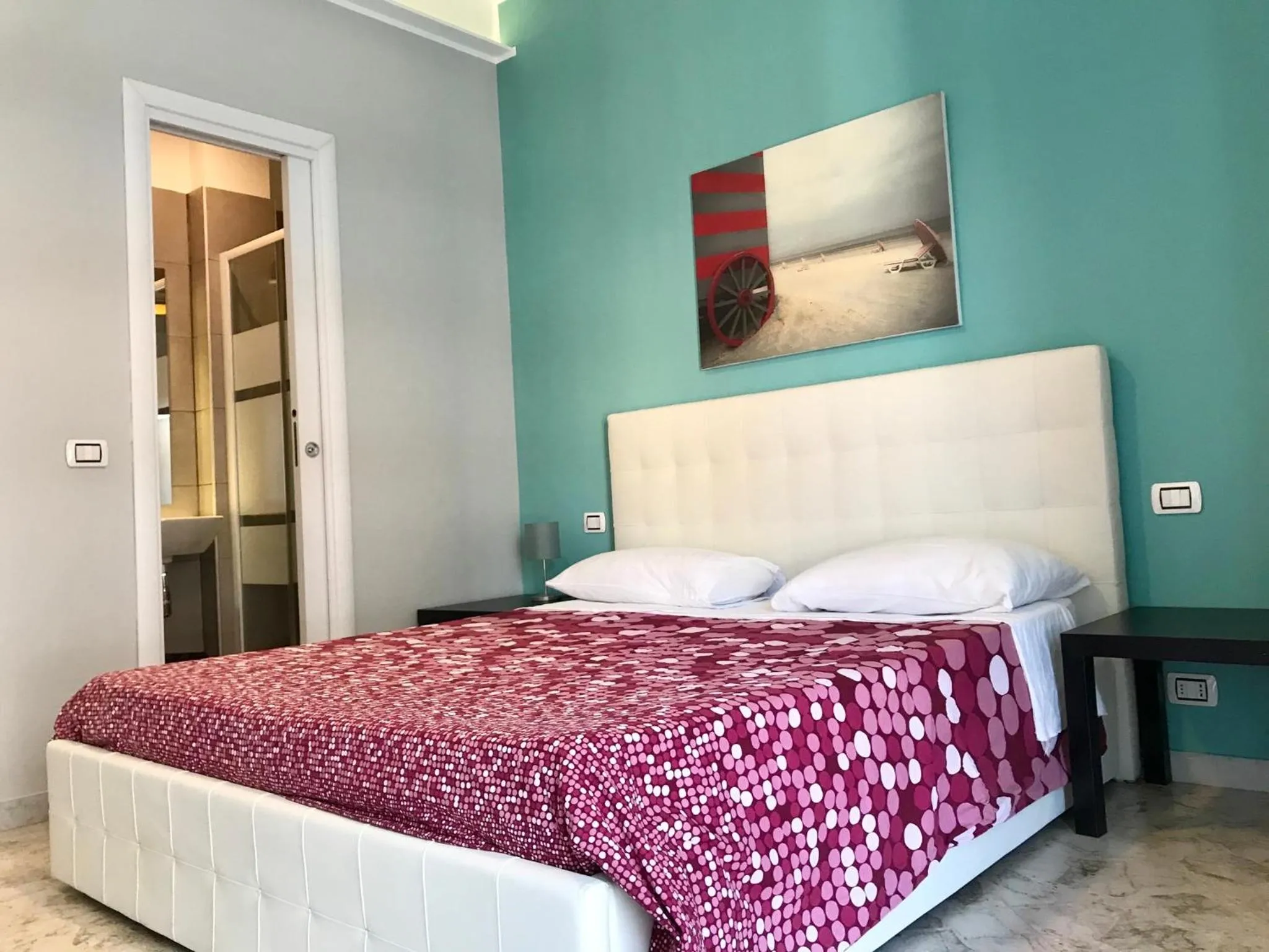 Bed in ROOM 110 BARI -guesthouse-