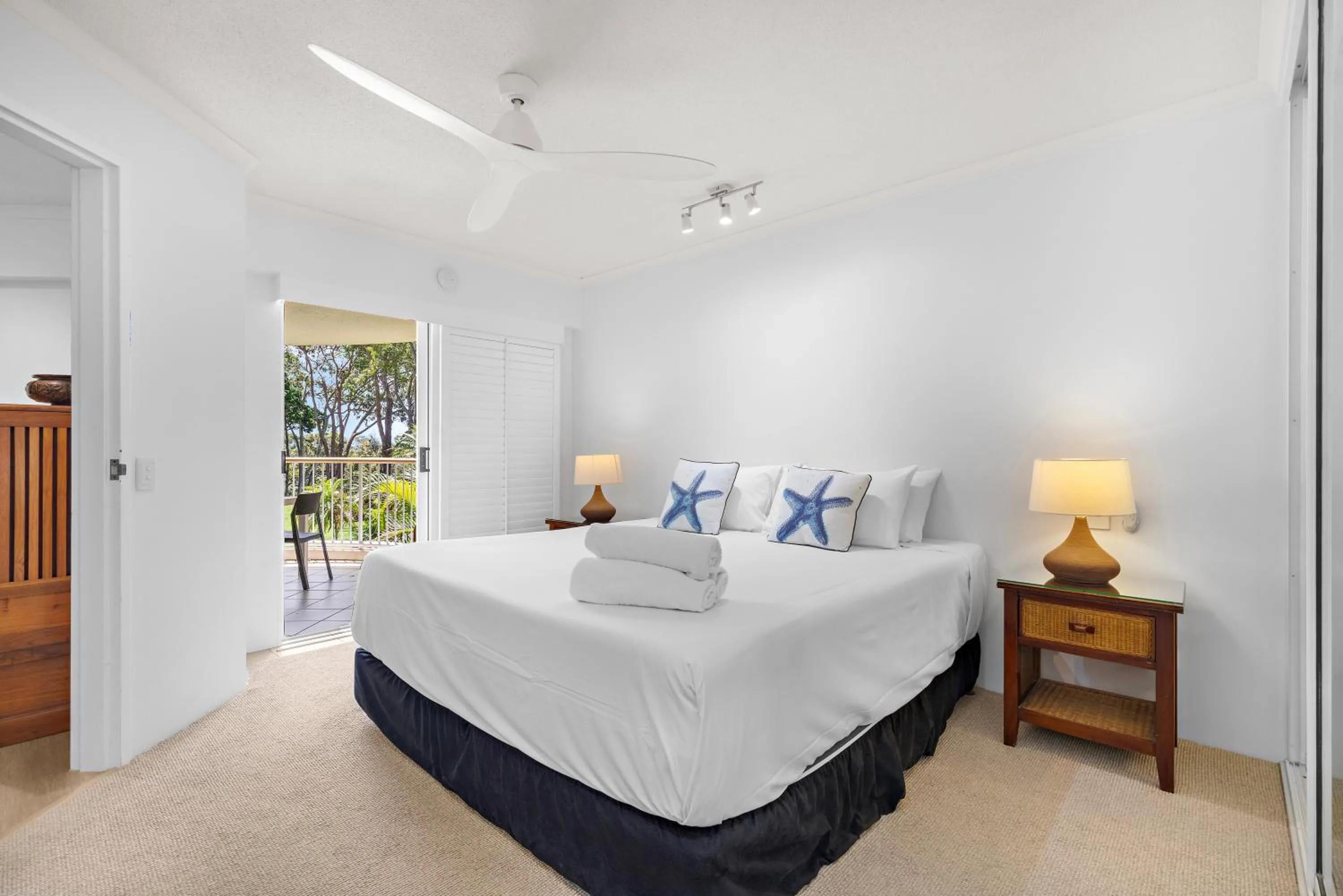 Bed in Serenity Apartments Noosa