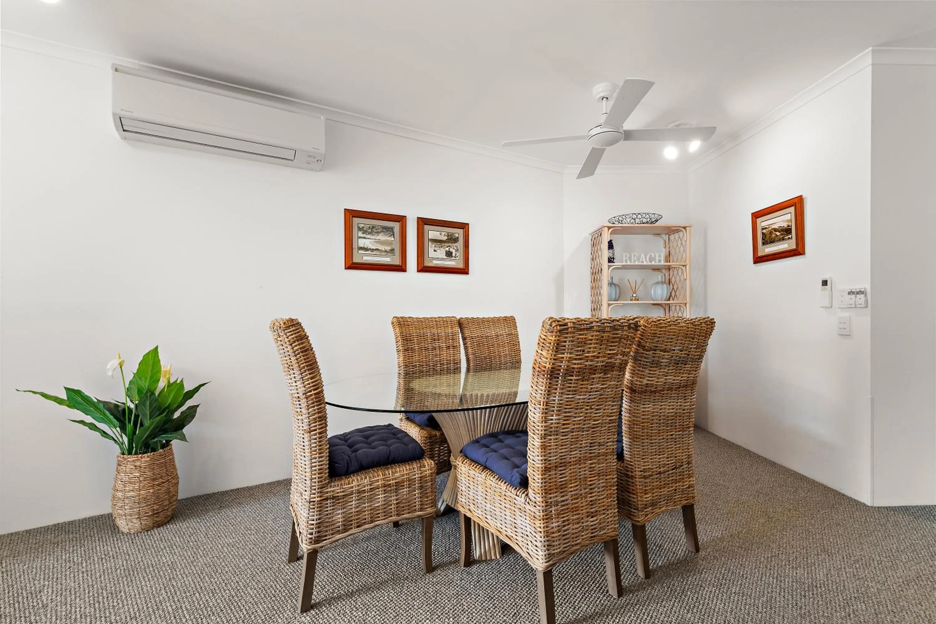Dining area in Serenity Apartments Noosa
