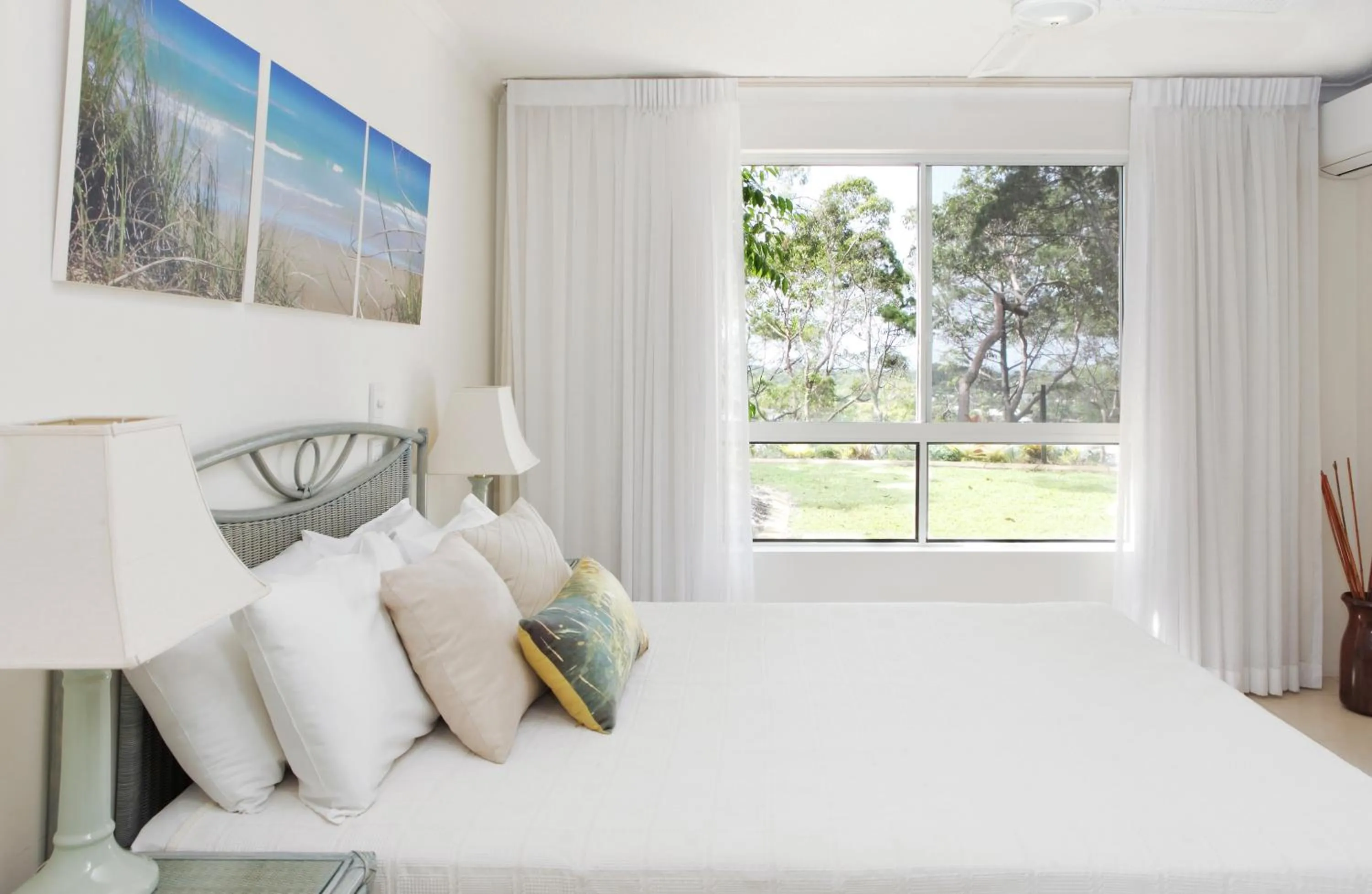 Bed in Serenity Apartments Noosa