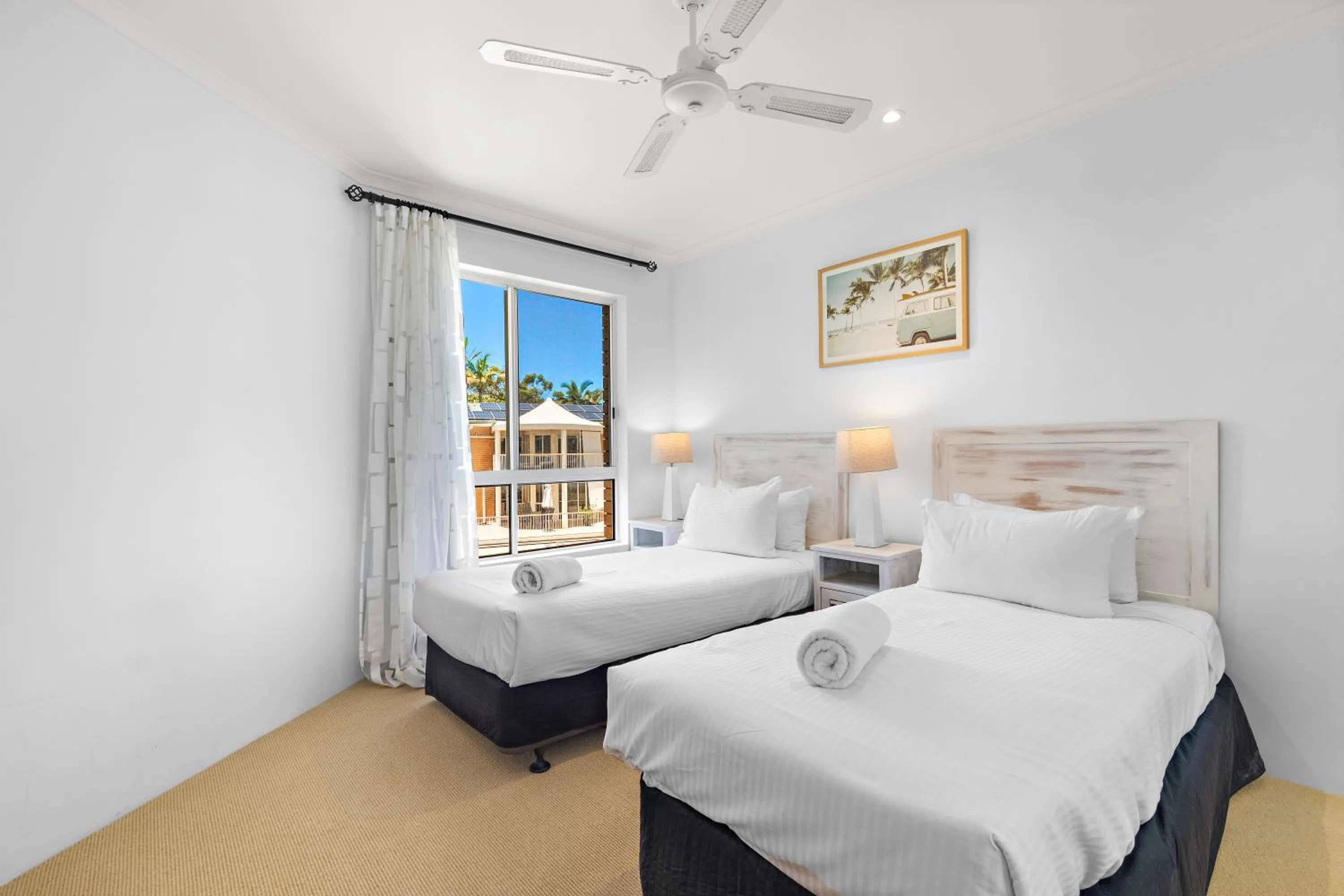 Bed in Serenity Apartments Noosa