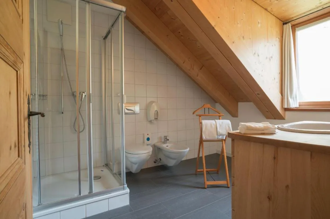 Bathroom in Gasthaus & Hotel Berninahaus