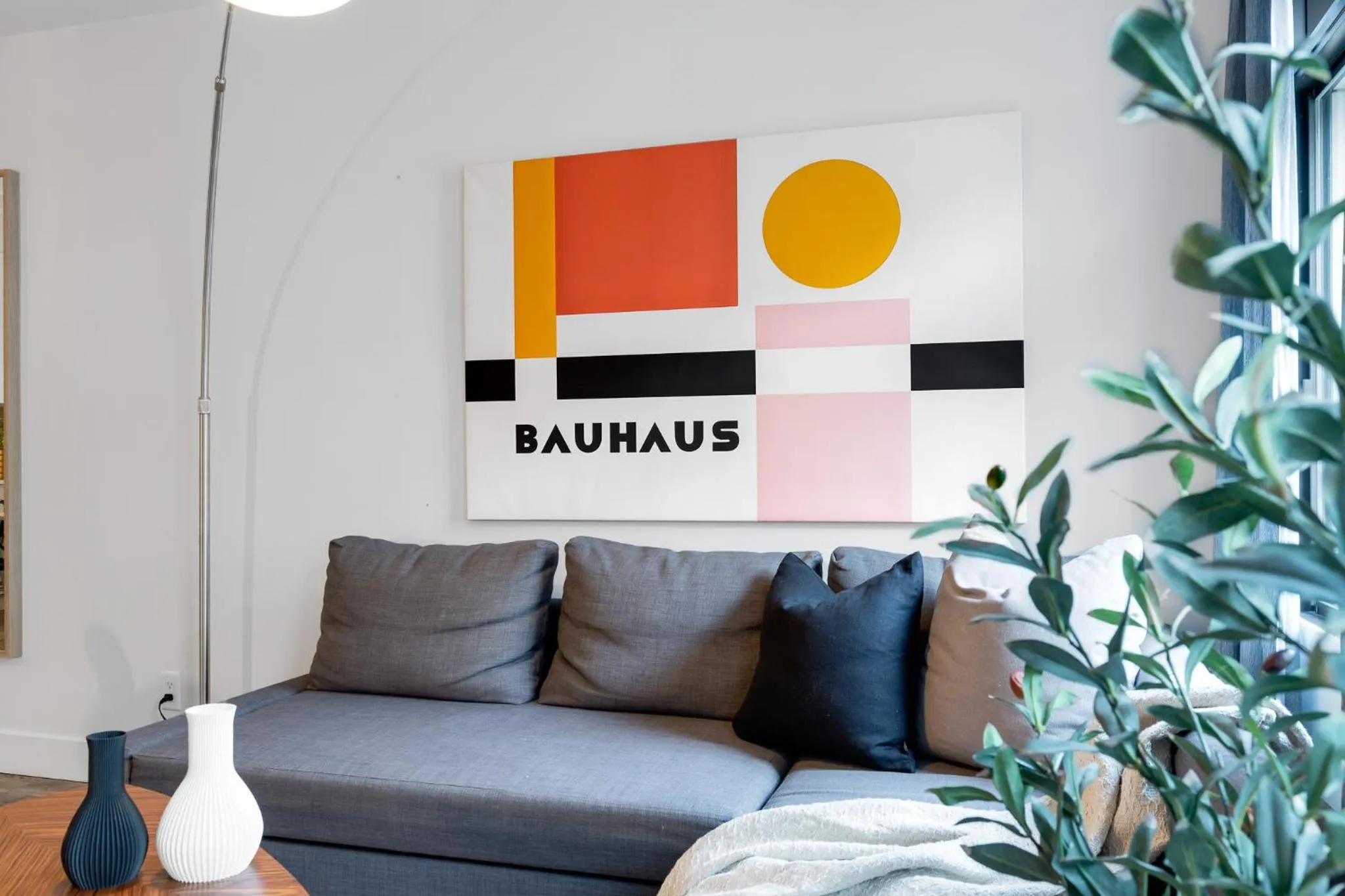 Living room in LiV MTL Urban