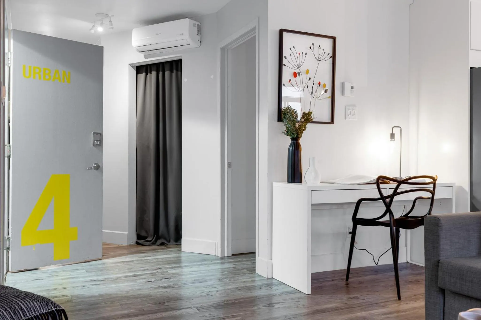 Living room in LiV MTL Urban