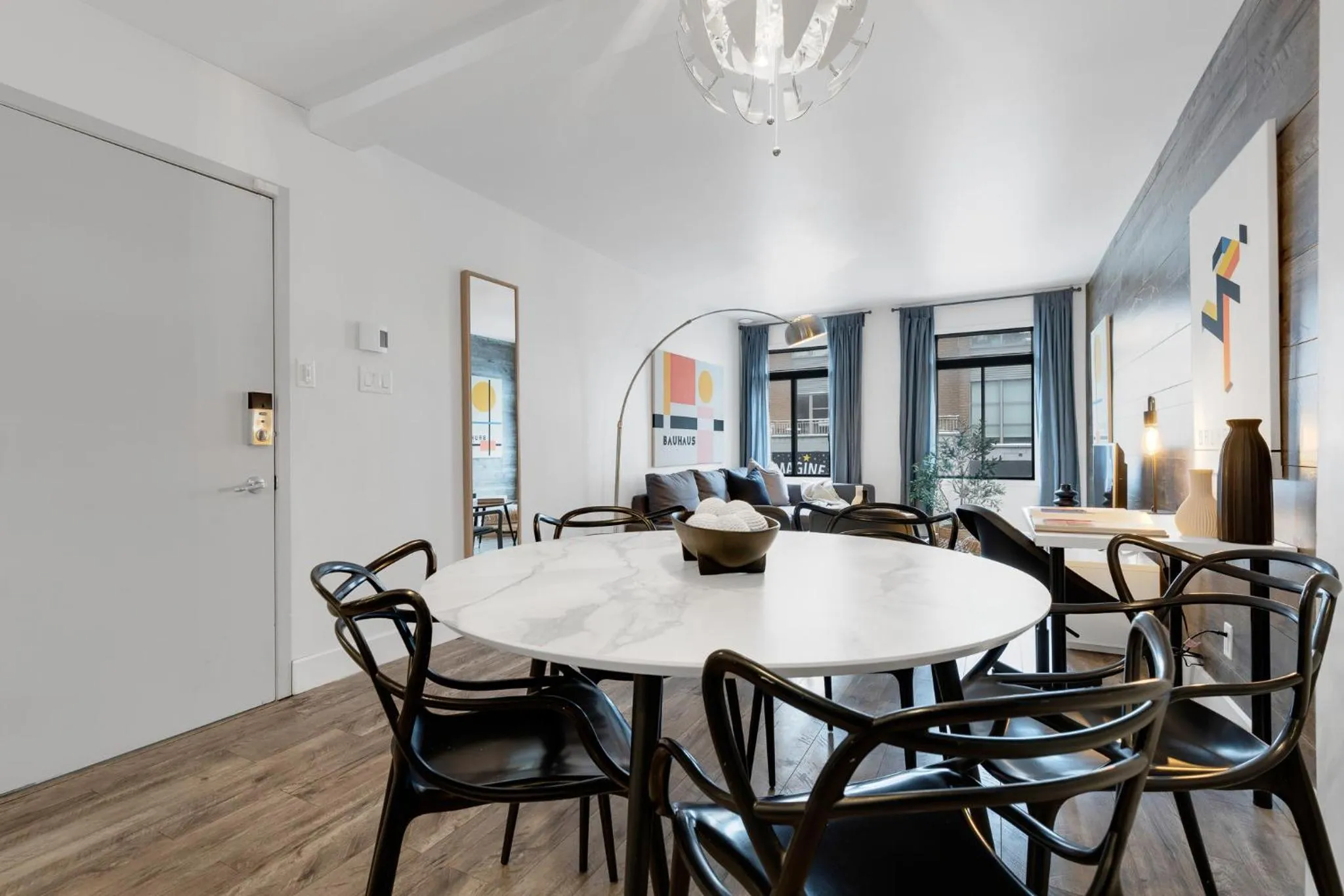 Living room in LiV MTL Urban