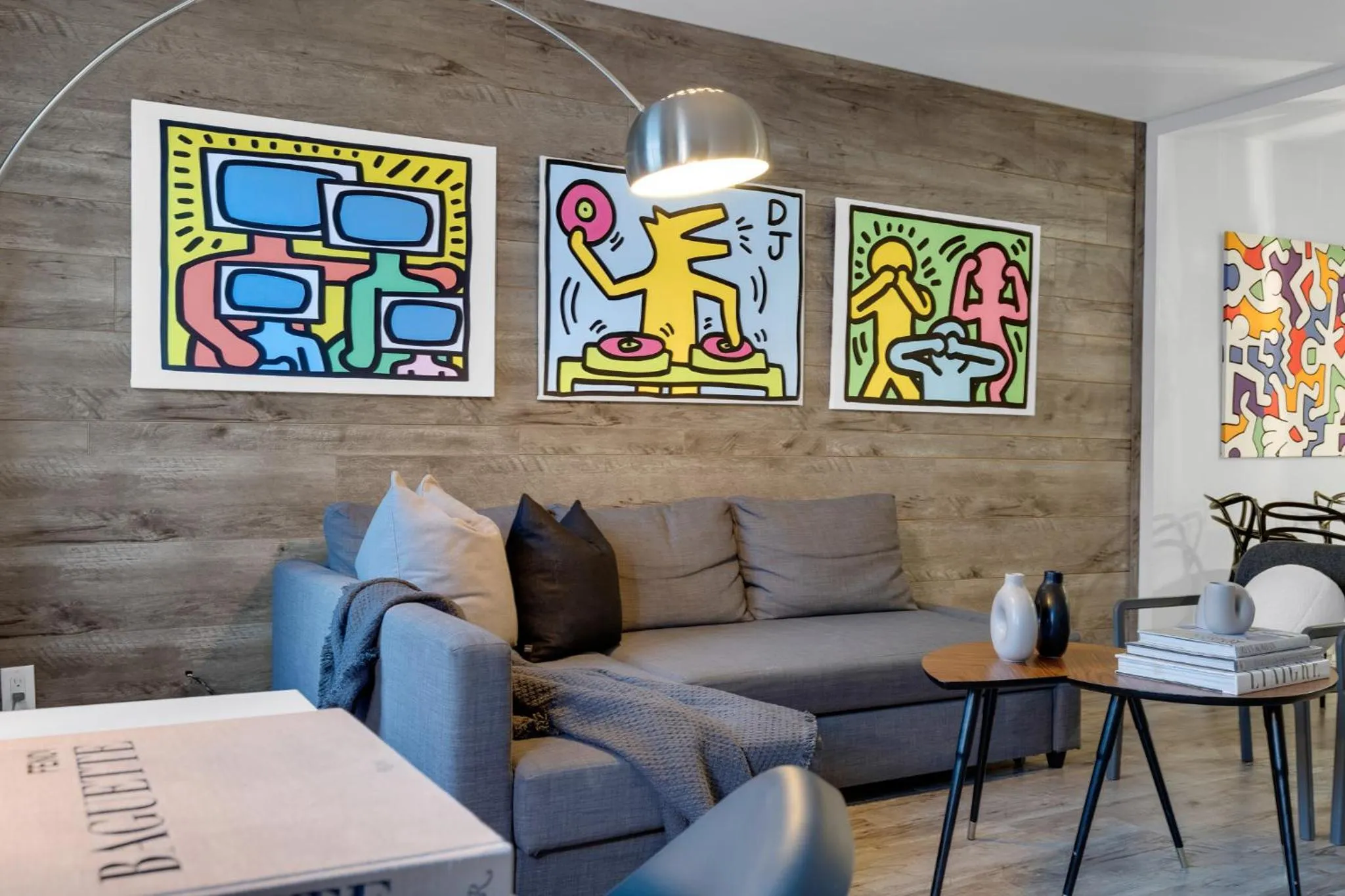 Living room in LiV MTL Urban