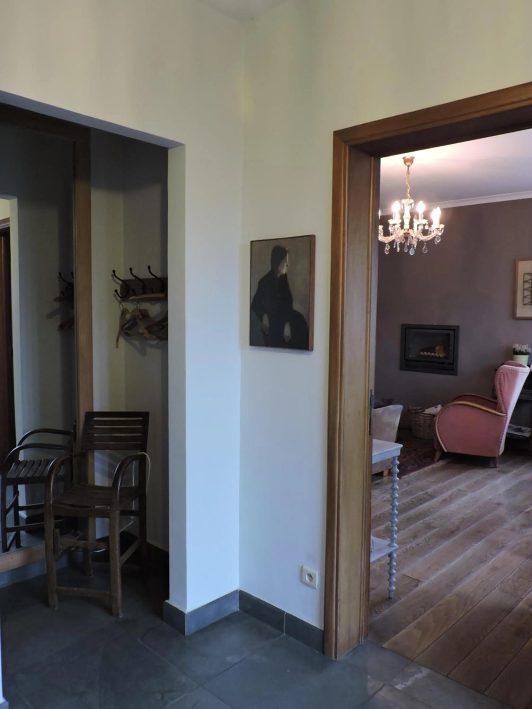 Seating area in B&B Villa Vanilla