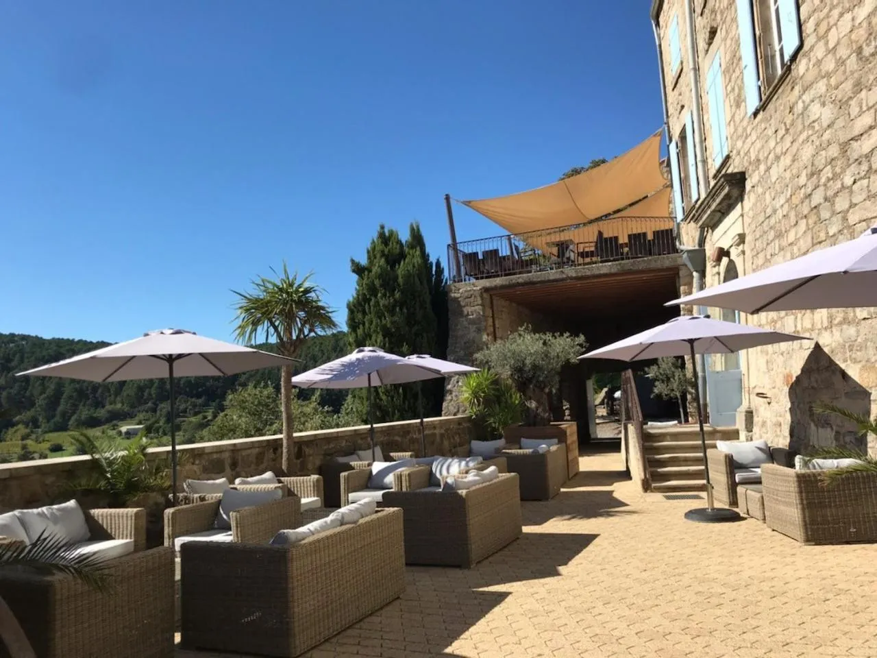 Patio in La Bastide de Sanilhac