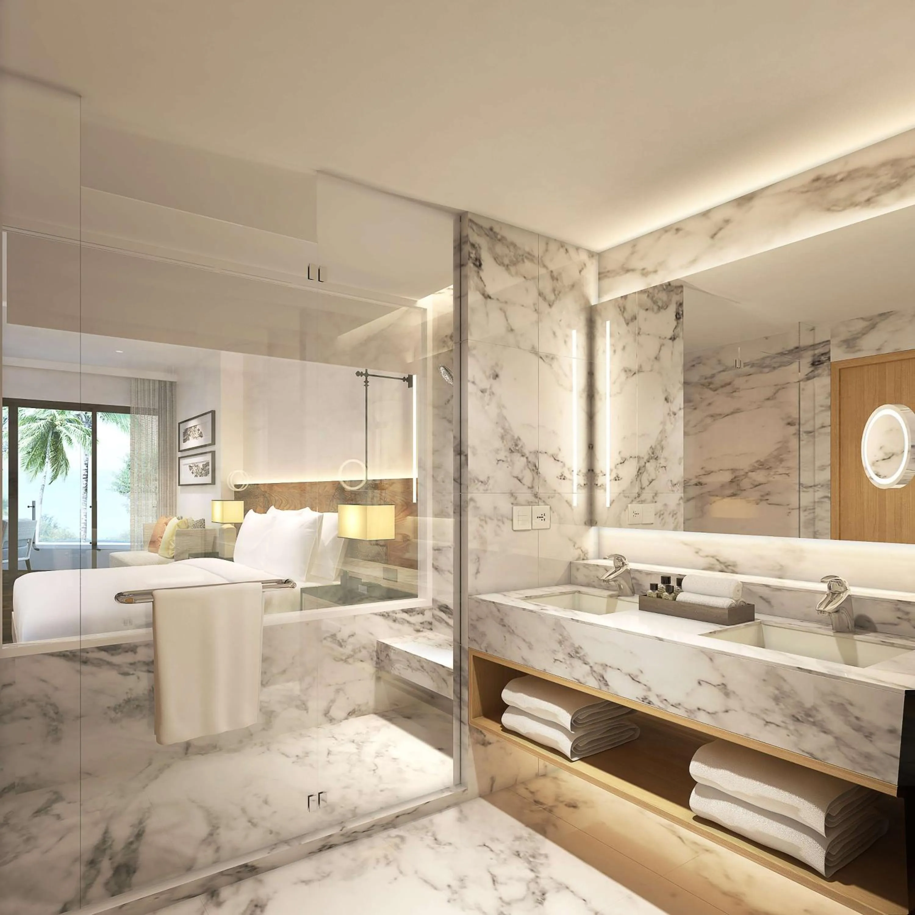 Bed in Hilton Hua Hin Resort & Spa