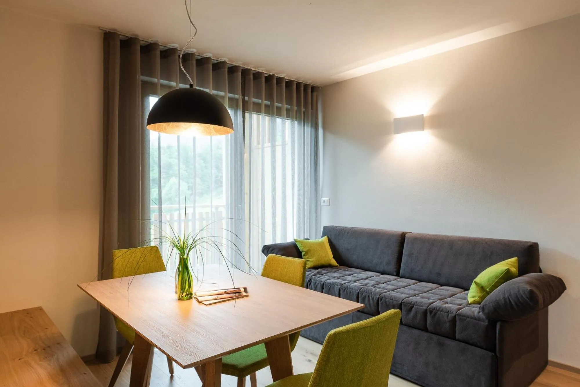 Living room in Aparthotel Abiná Lana Höhe