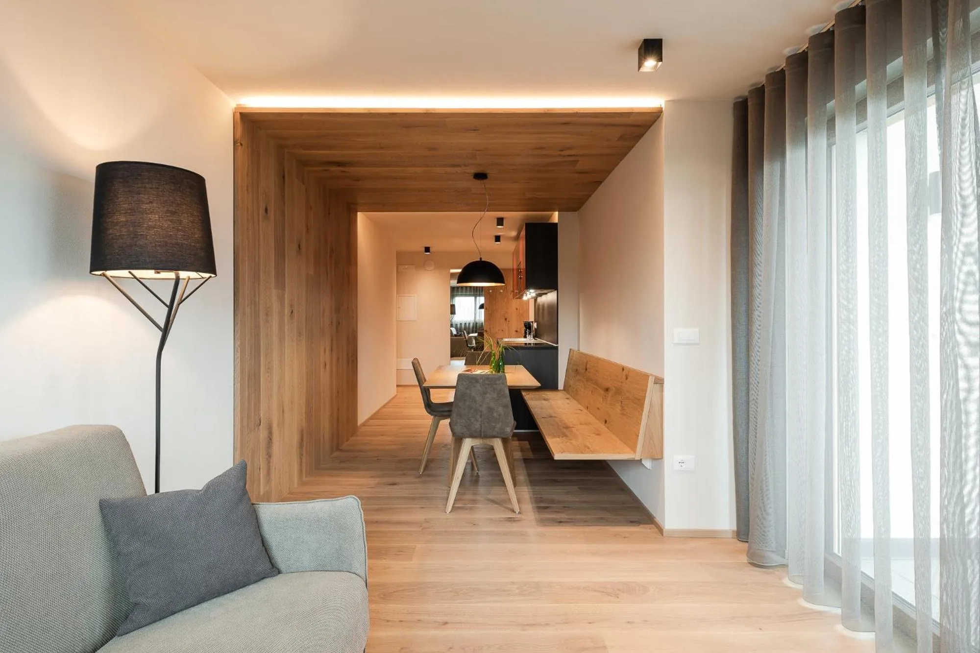 Living room in Aparthotel Abiná Lana Höhe