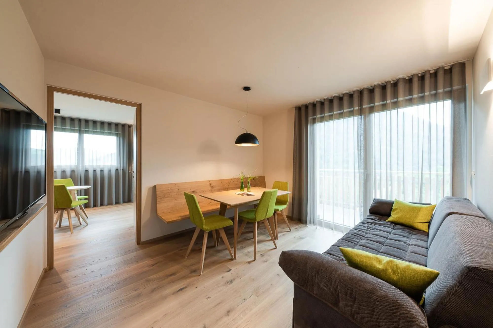 Living room in Aparthotel Abiná Lana Höhe